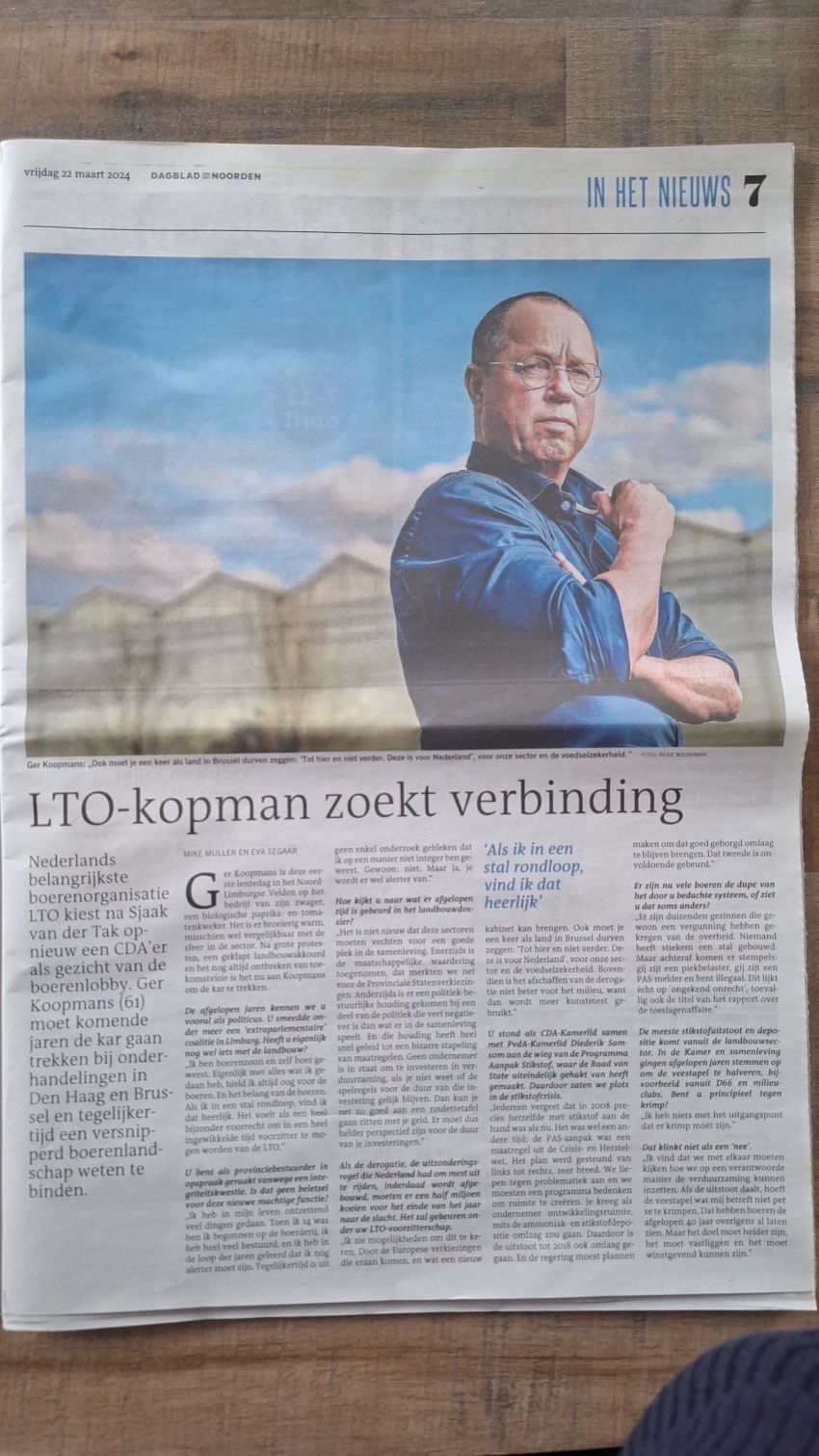 Ger Koopmans (61), Ervaren CDA-bestuurder Met Een Vlekje, Is De Nieuwe ...