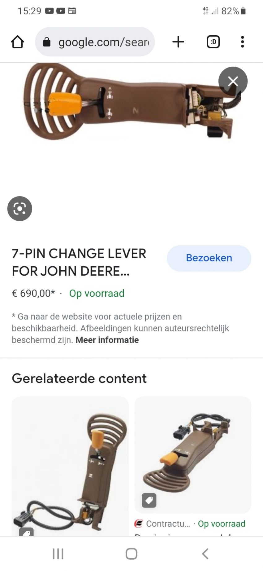John Deere 6220 Haperende left hand reverser