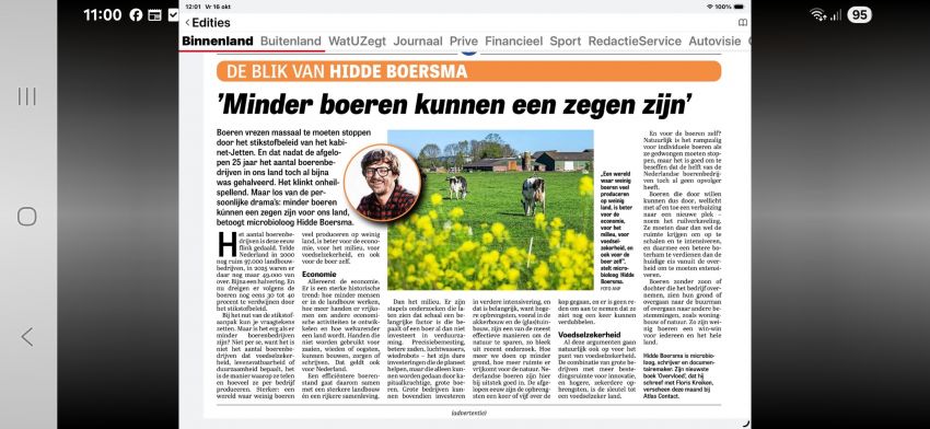 De ‘opstandige’ boeren willen wel praten, maar de minister mag alleen ...
