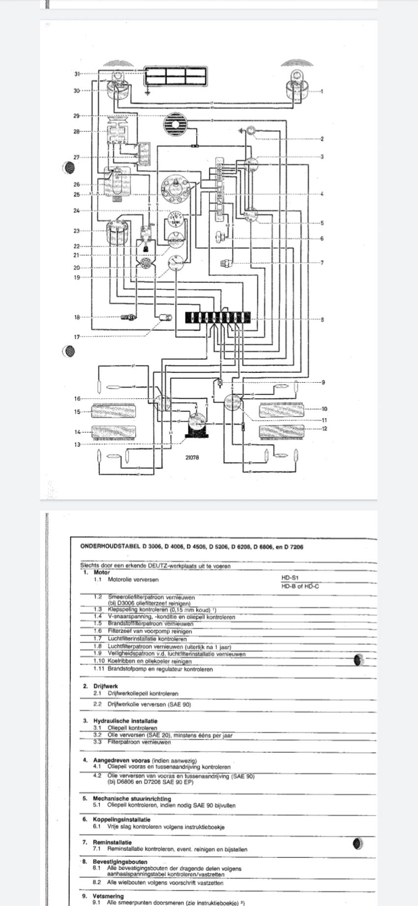 Deutz D4006 Ik Zoek Een Electrisch Schema Van Een Deutz D4006s