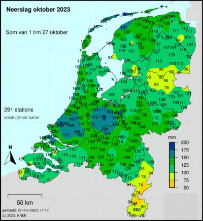 Als Het Zo Blijft Regenen, Gaat Een 91 Jaar Oud Record Aan Diggelen ...