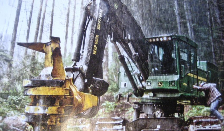 John Deere Bosbouw
