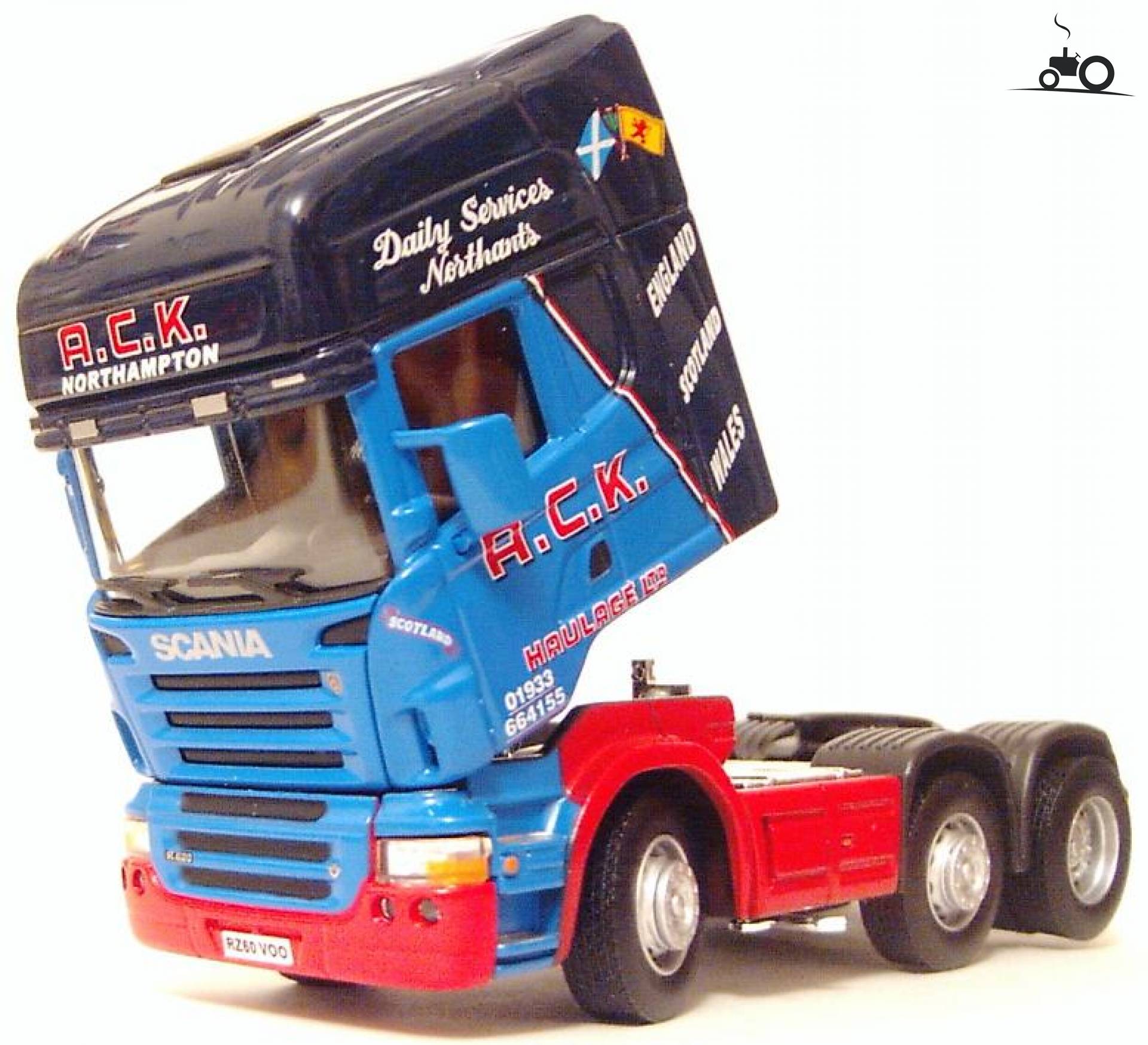Scania R620 model met Tefal trailer