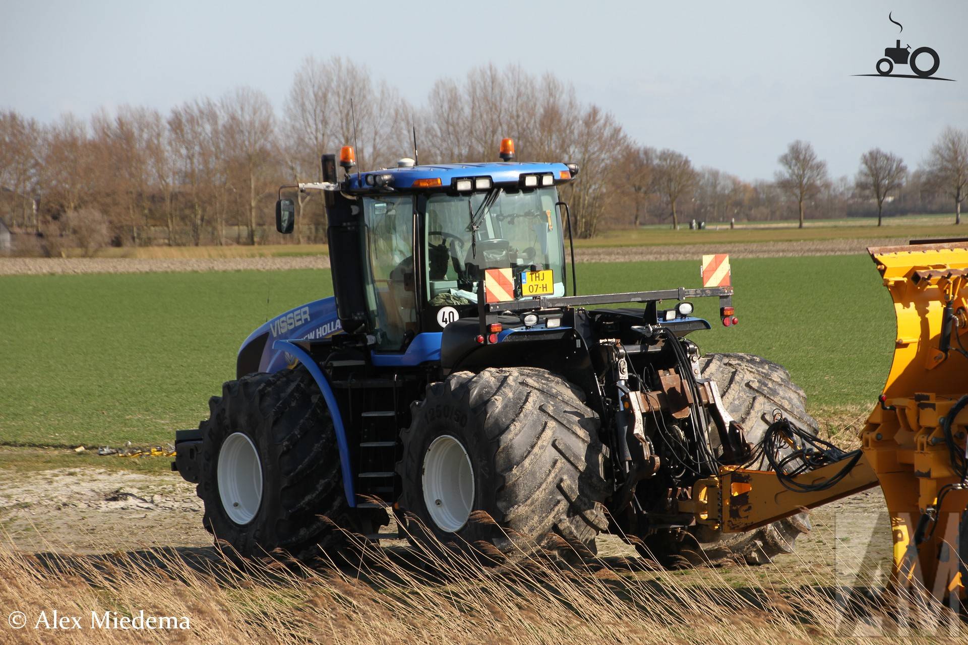 Kniktrekker New Holland T9.560 van Bulldozerbedrijf E. Visser
