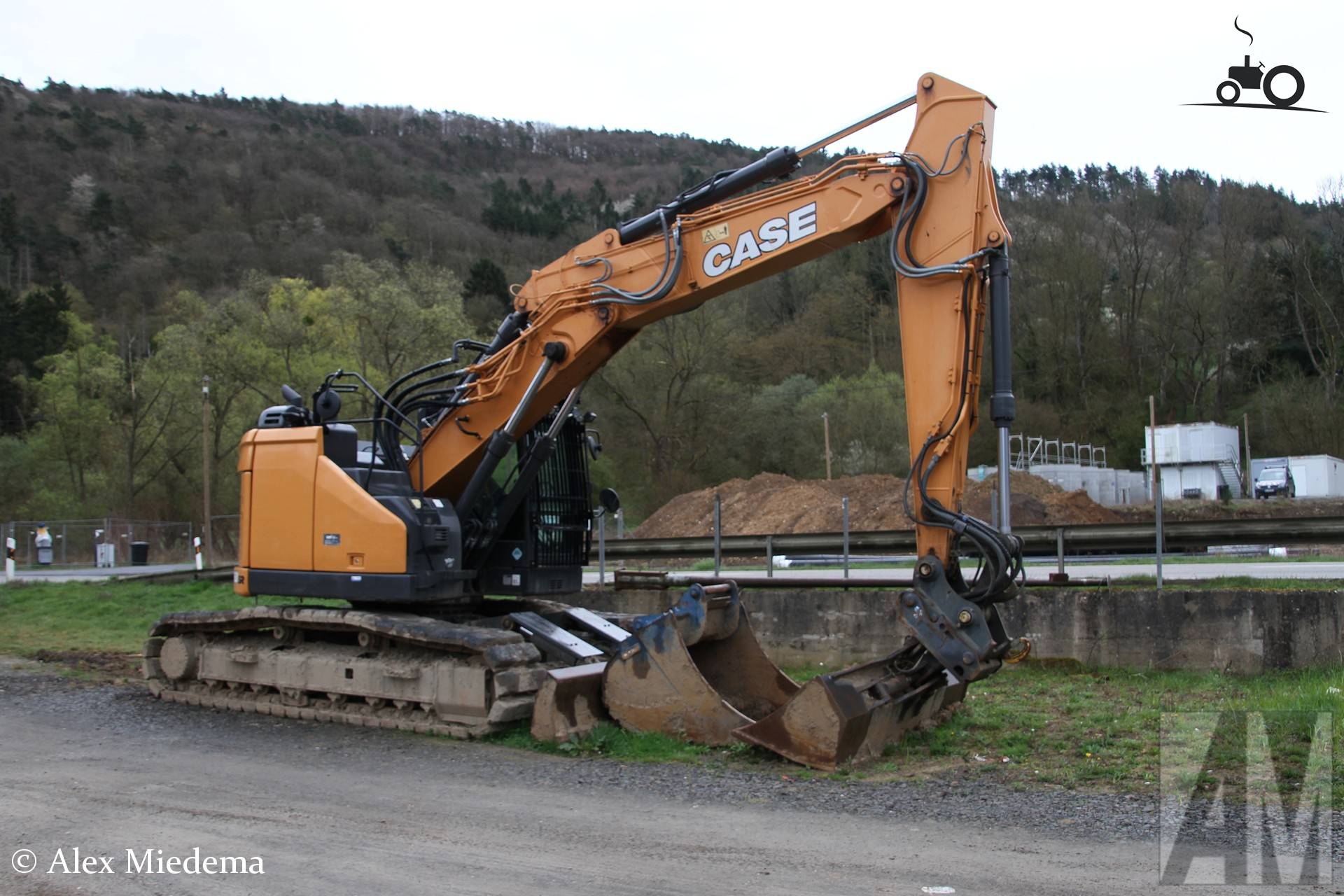 Case CX245D SR graafmachine van Brenner