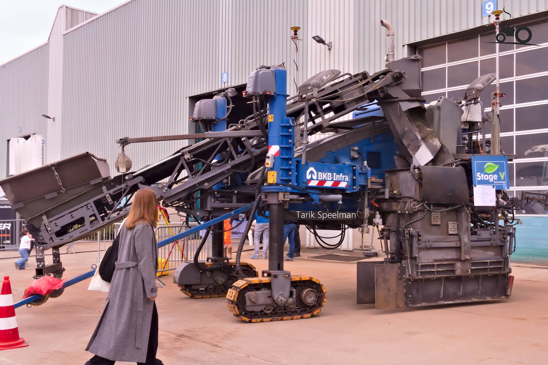 Foto van een machine tijdens VolkerWessels Open Dag