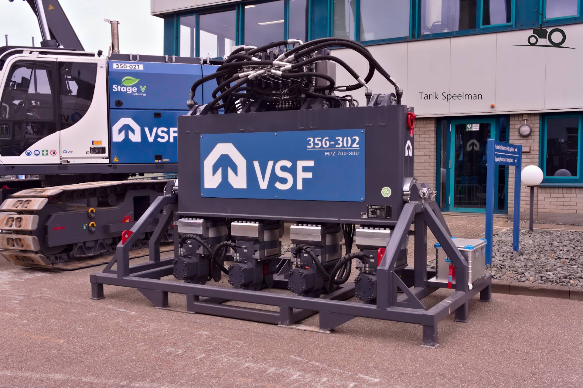 Machine MPZ 700-800 bij VolkerWessels Open Dag
