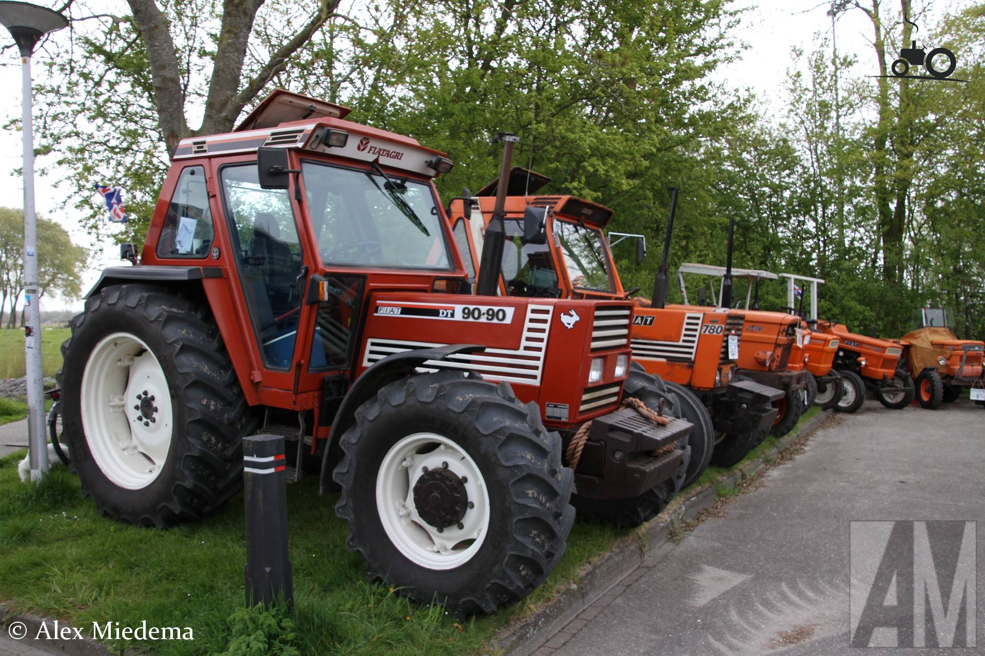 Fiatagri DT 90-90 op Oldtimerdei Minnertsga