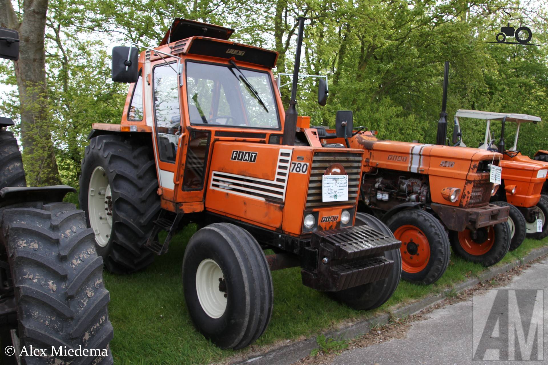 Fiat 780 op Oldtimerdei Minnertsga