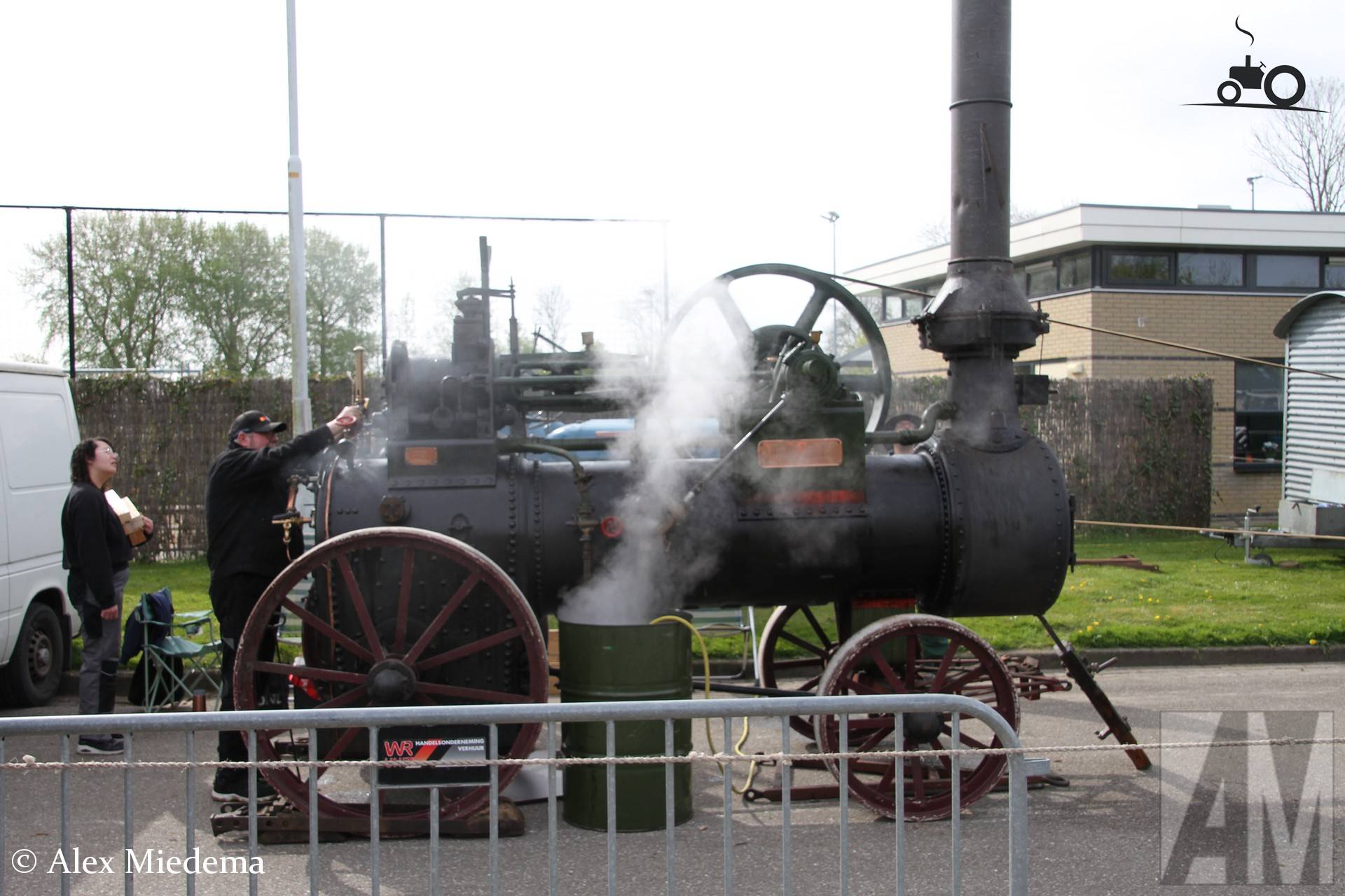 Stoommachine De Ingrid Marita op Koningsdag