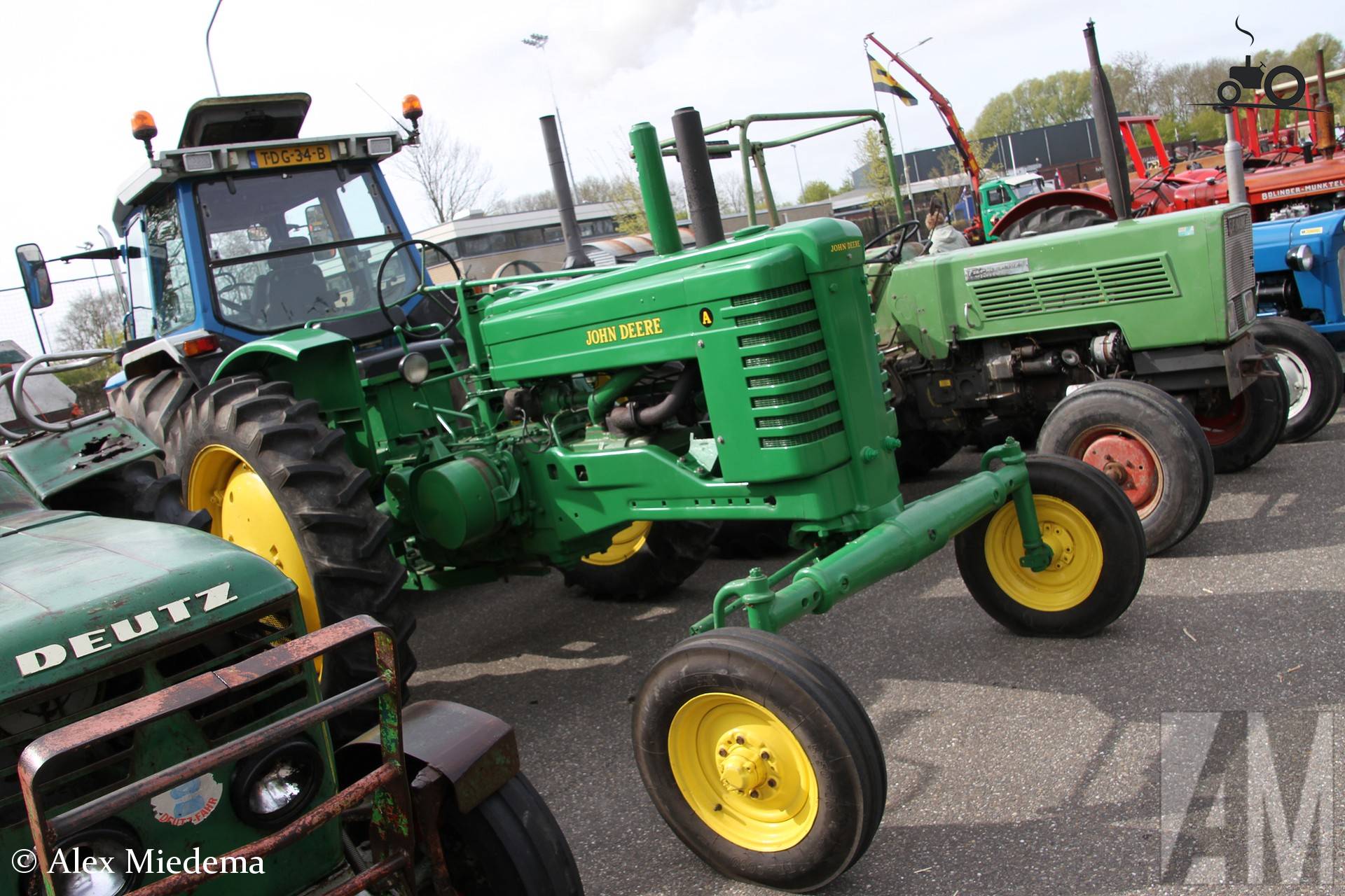 John Deere A tractor op Oldtimerdei Minnertsga