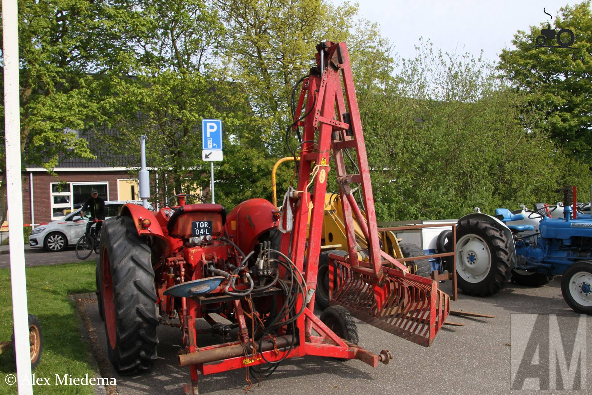 Wifo hekkelkraan op Oldtimerdei Minnertsga