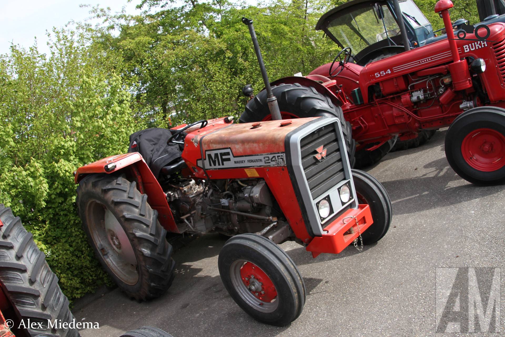 Massey Ferguson 245 op Oldtimerdei Minnertsga