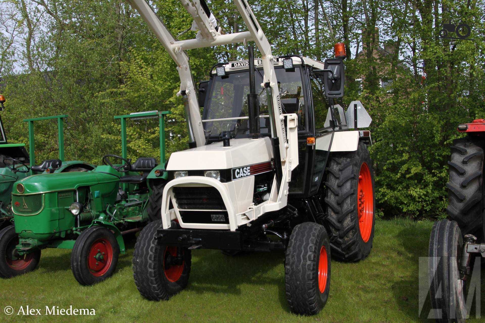 Case David Brown op Oldtimerdei Minnertsga