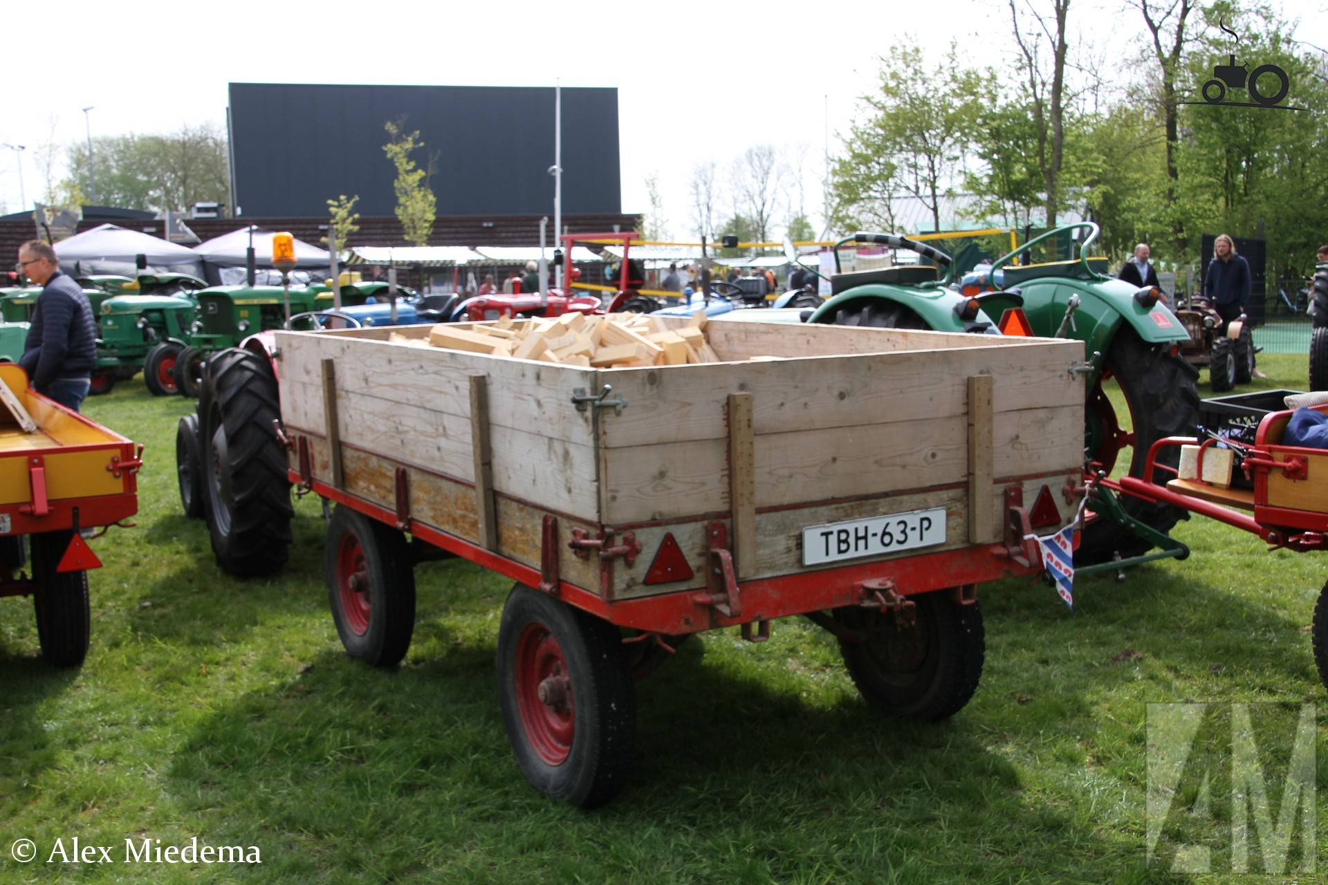 Landbouwwagen Miedema tijdens Koningsdag 2026