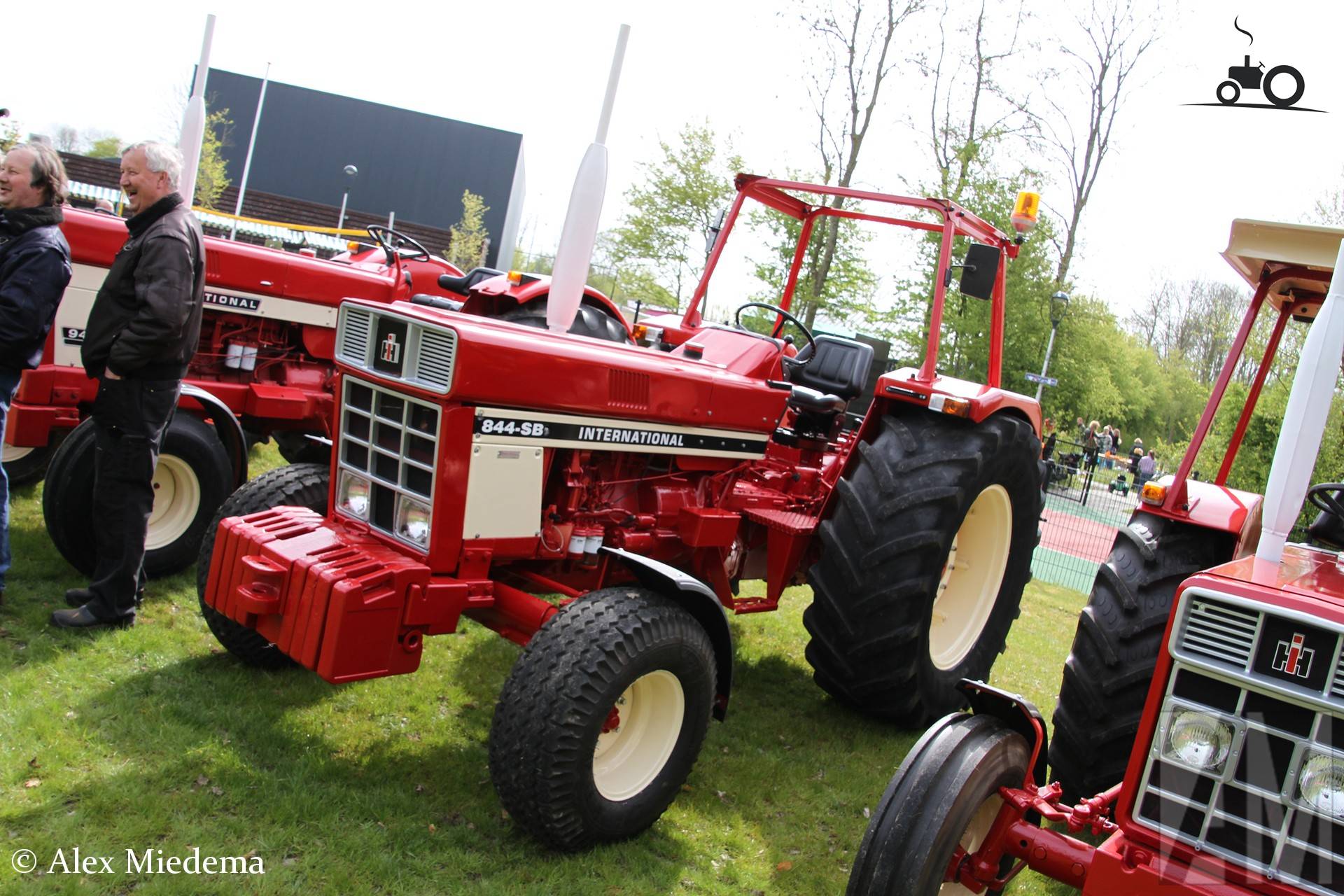 L'International Harvester 844-SB alla giornata dei trattori d'epoca di Minnertsga