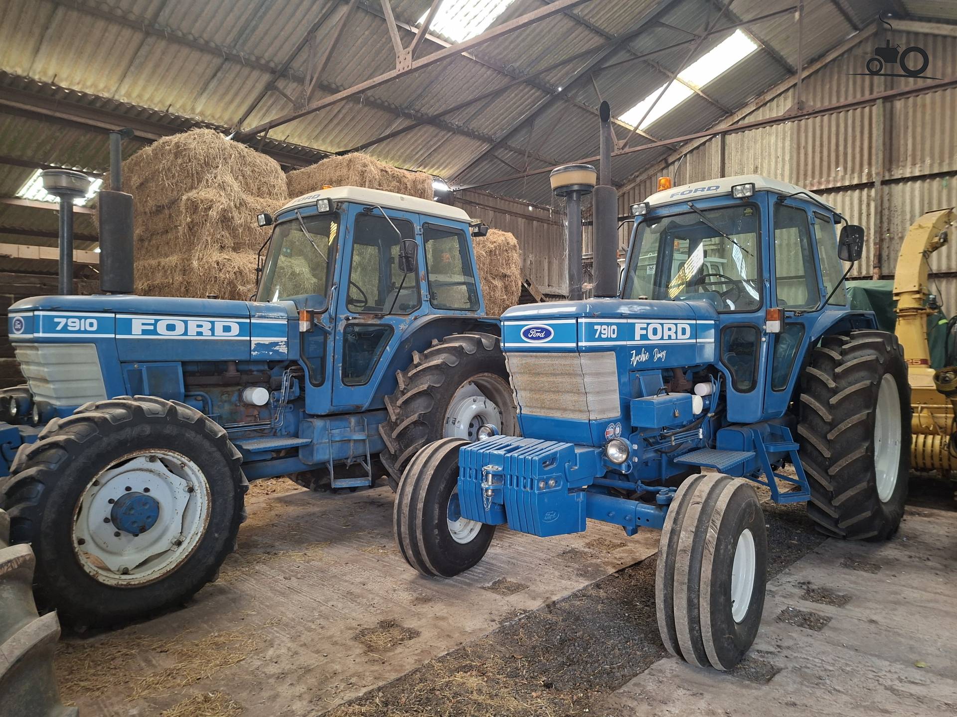 Bezoek bij Martin Evans met Ford 7910