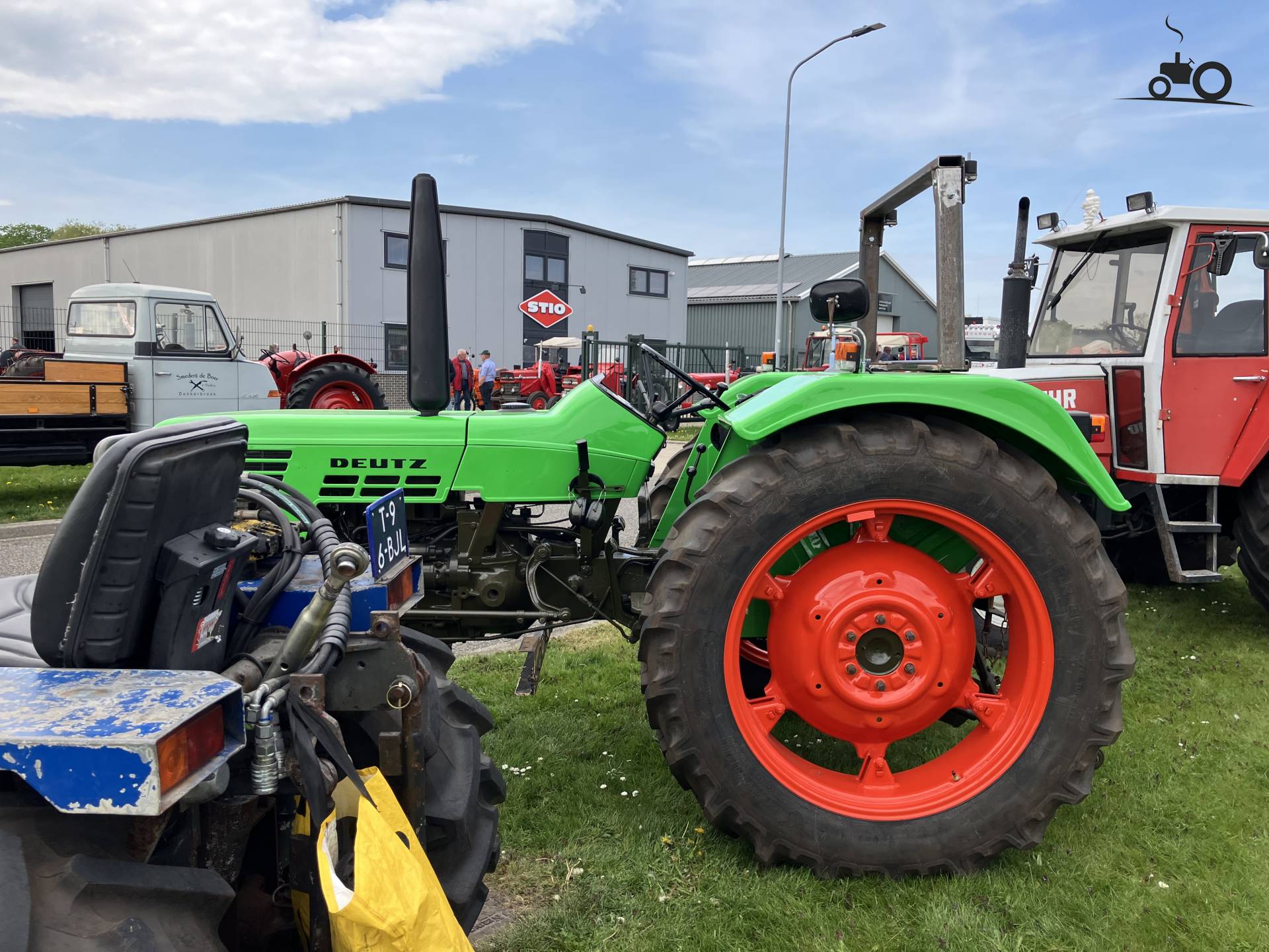 Toertocht met de Deuz D5206, starten eindpunt was bij Stio in Zuidbroek 