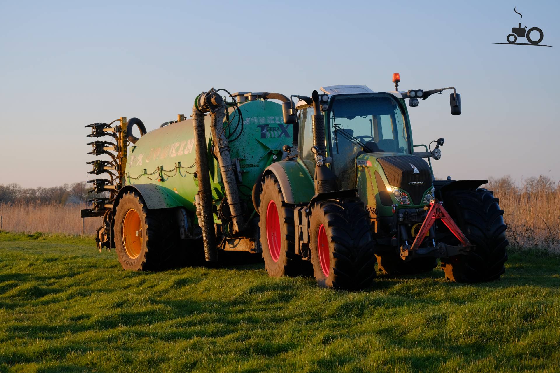 Fendt at sunset