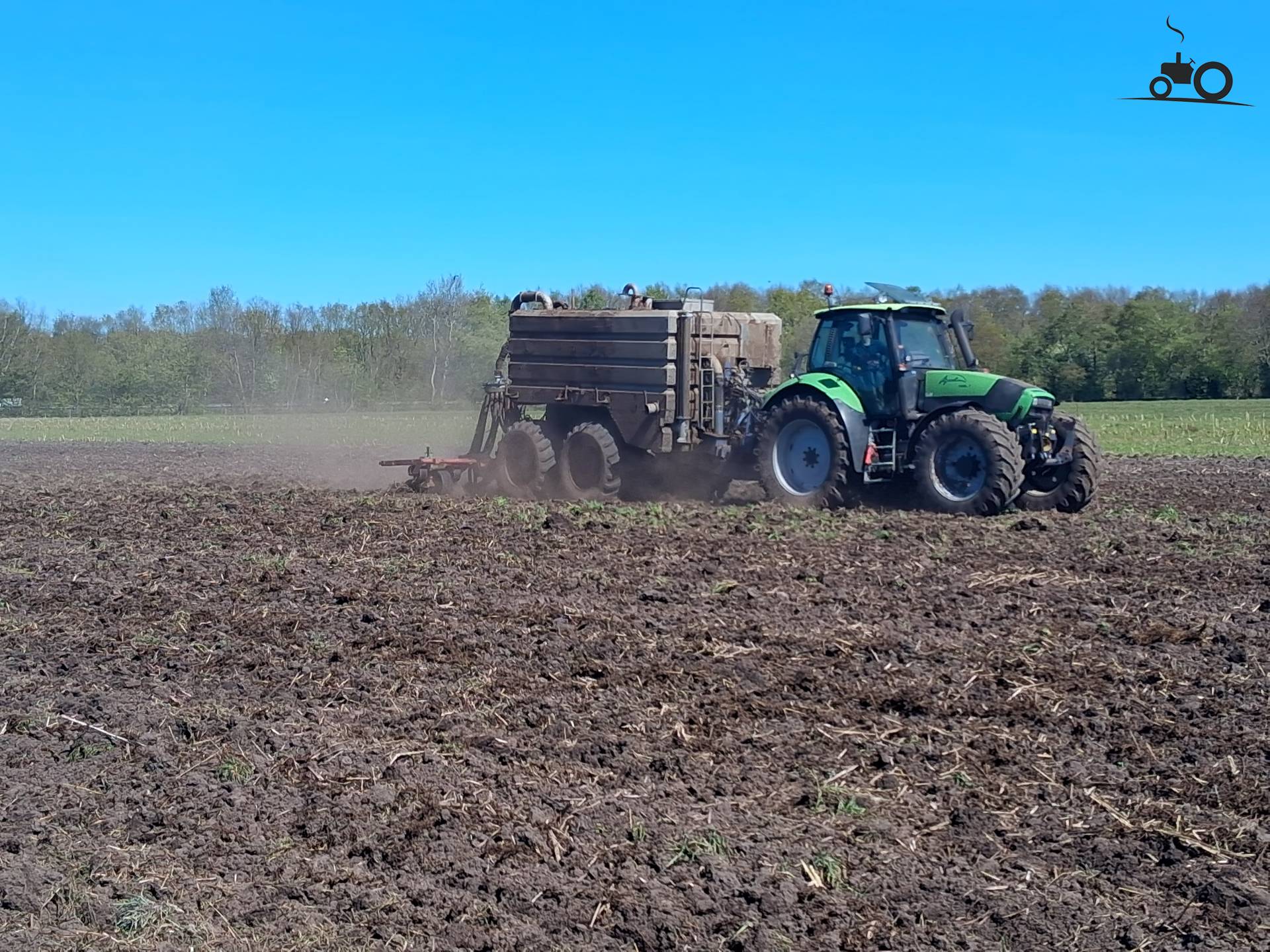 Deutz-Fahr Agrotron 180.7 met Odin mesttank