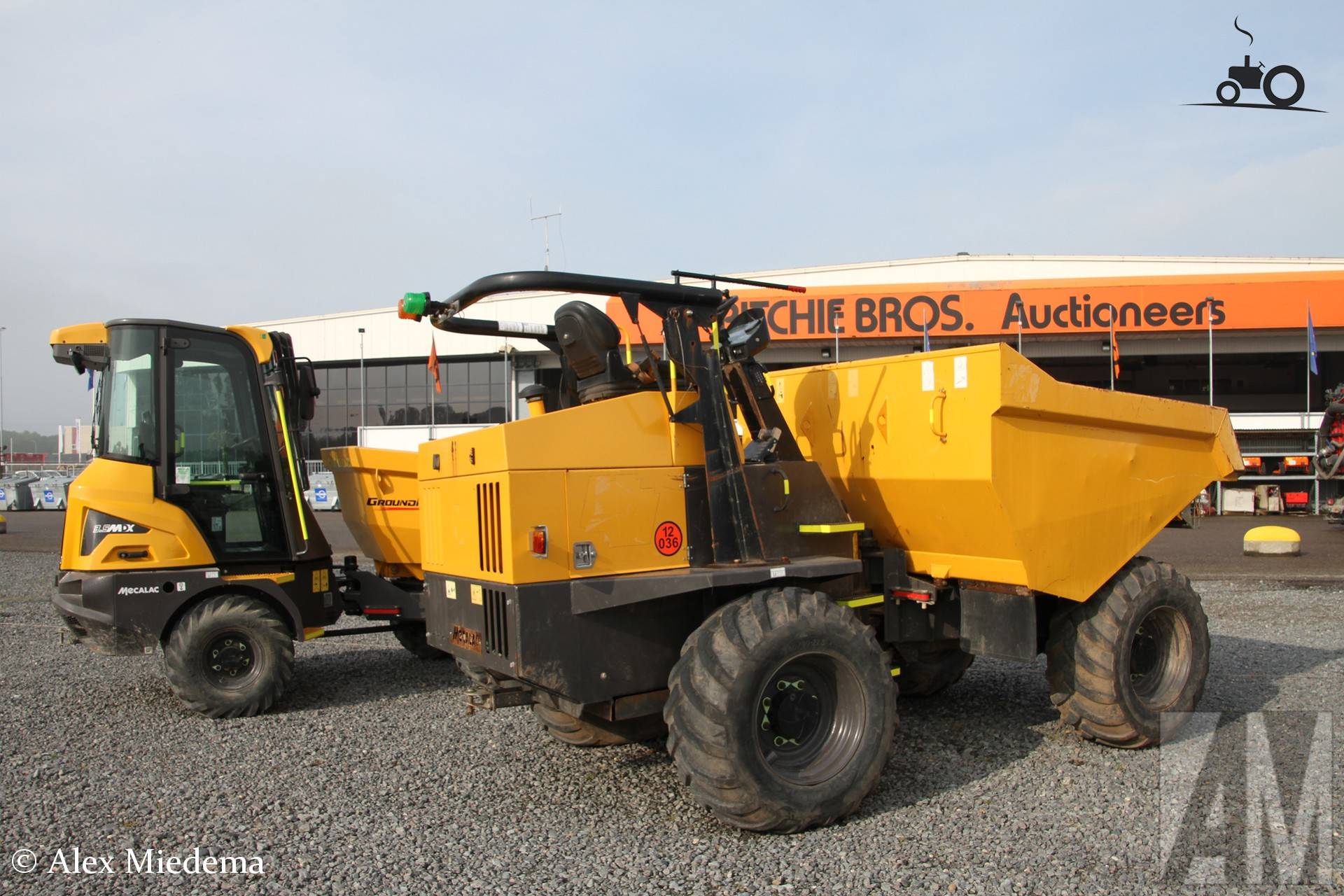 Mecalac TA9 9-tons werfdumper in Moerdijk
