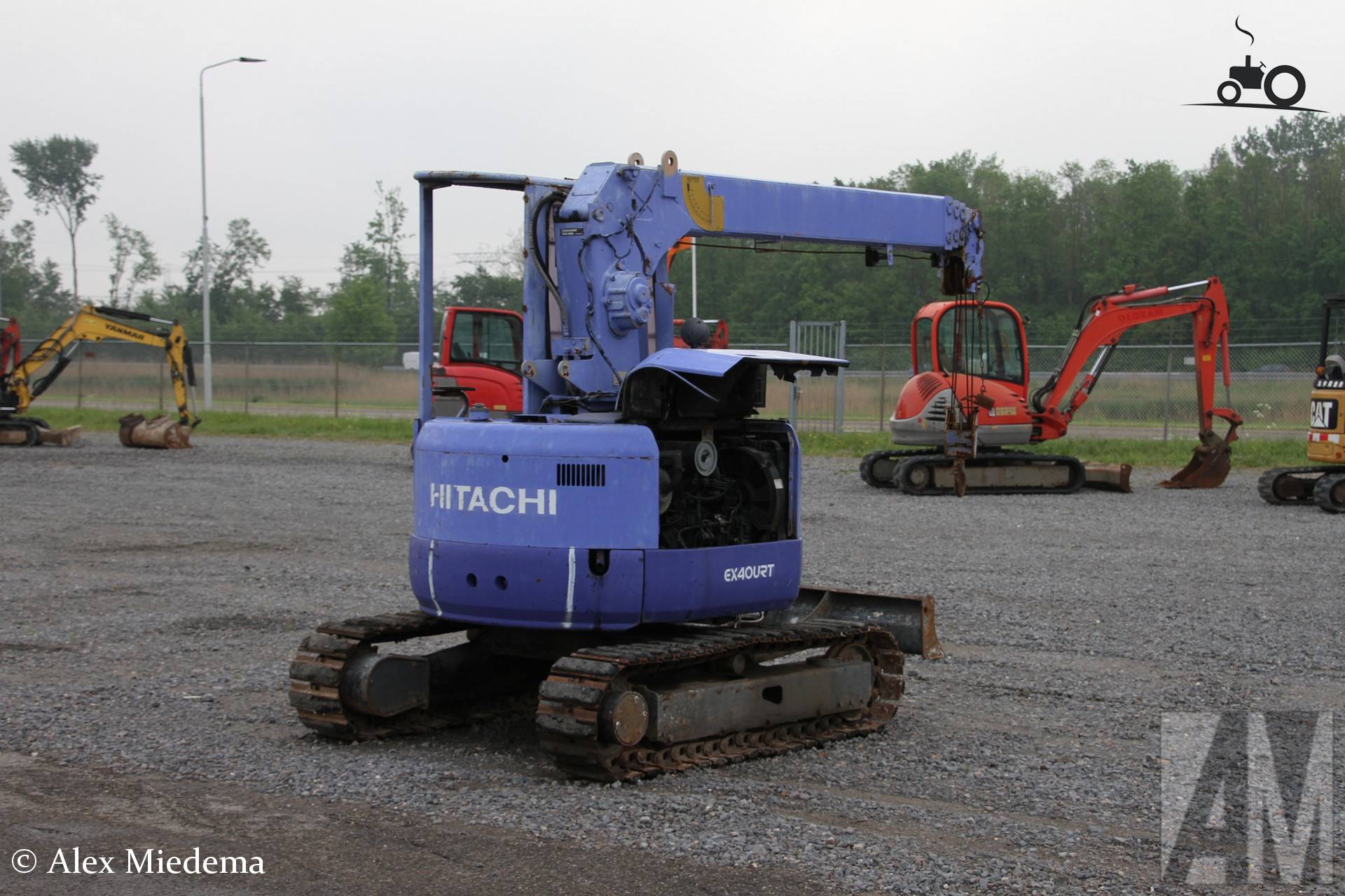 Hitachi EX40URT telescopische rupskraan