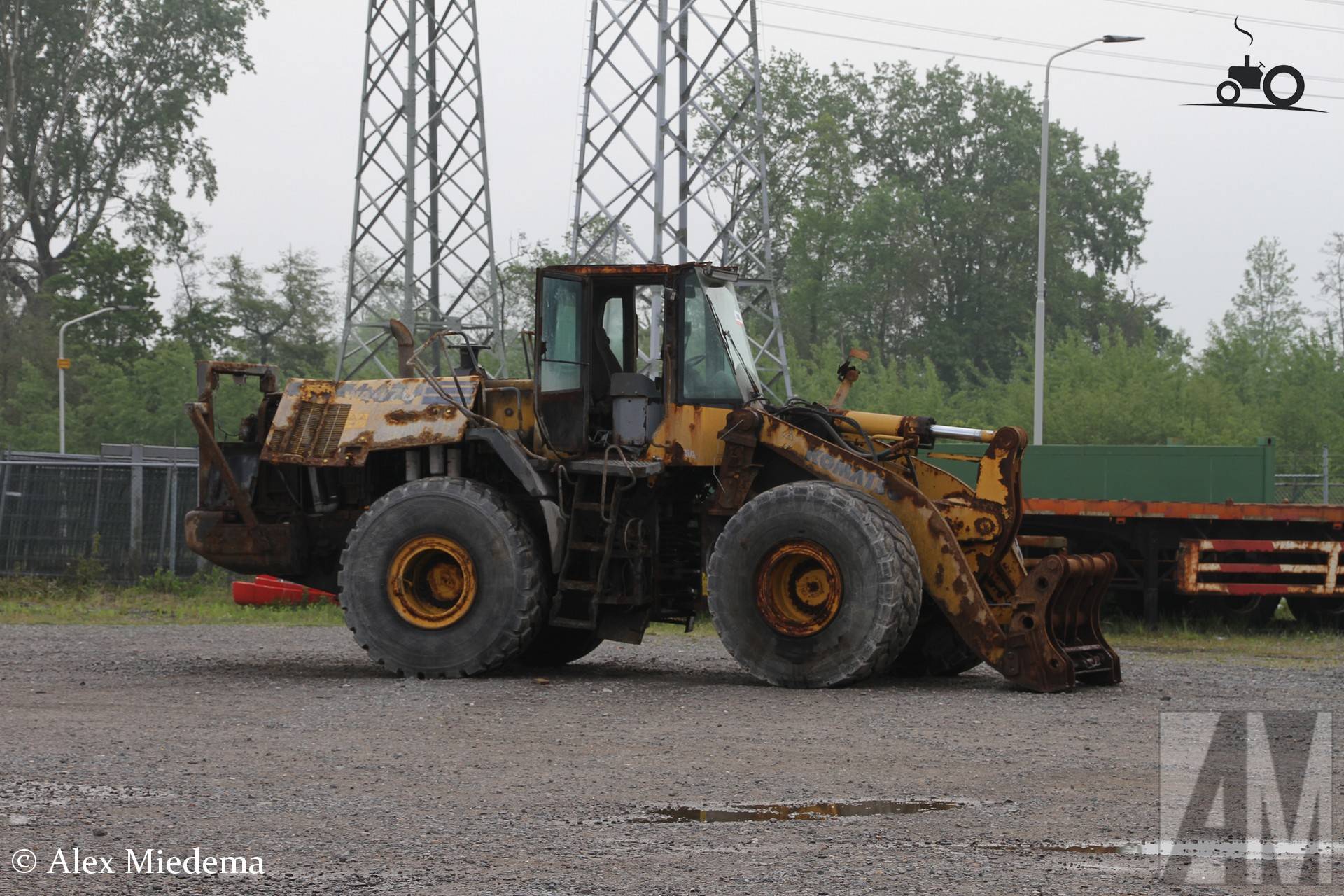 Komatsu WA470 in Moerdijk op 4 mei 2026