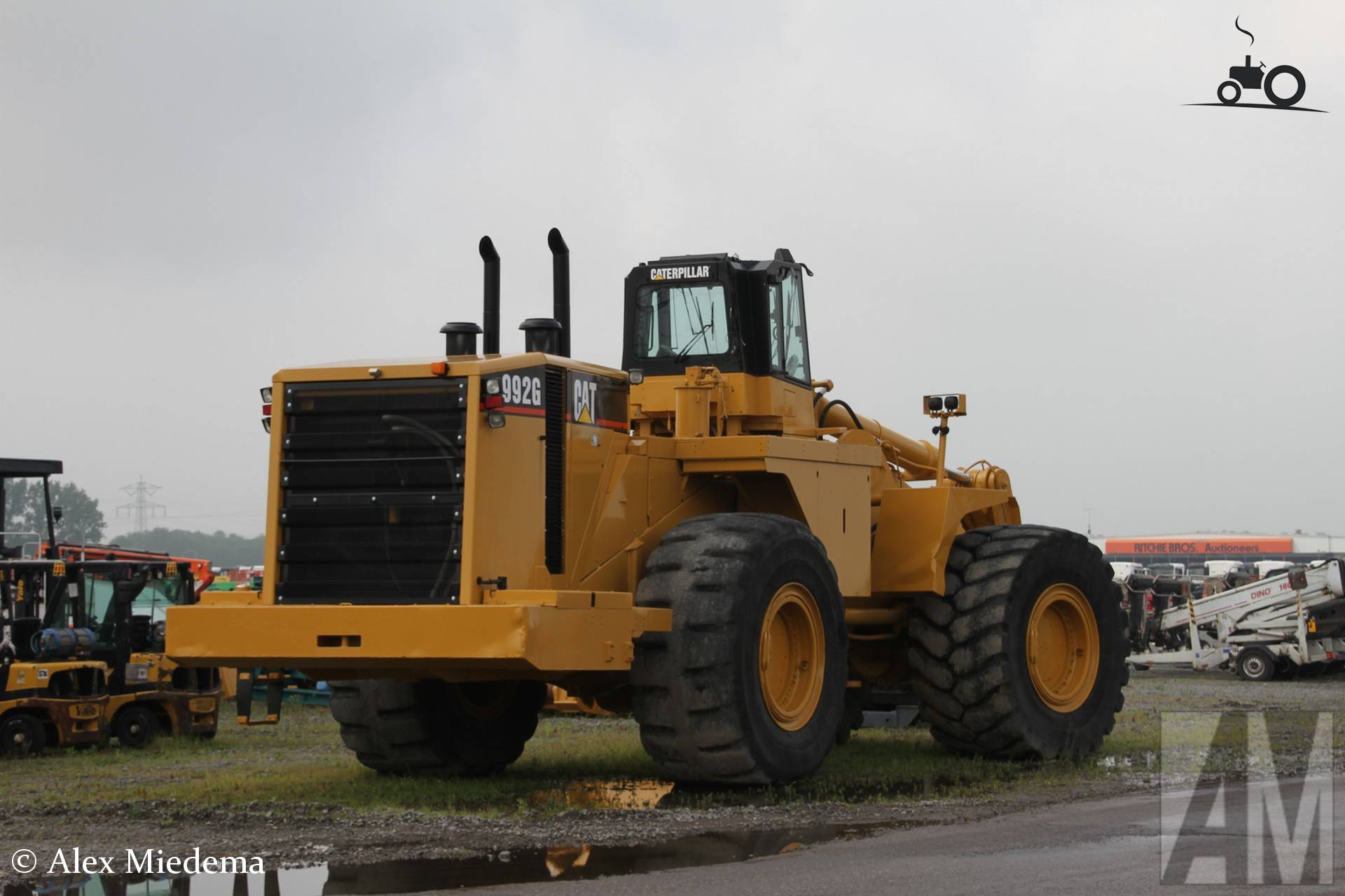 Vers gespoten Caterpillar 992G
