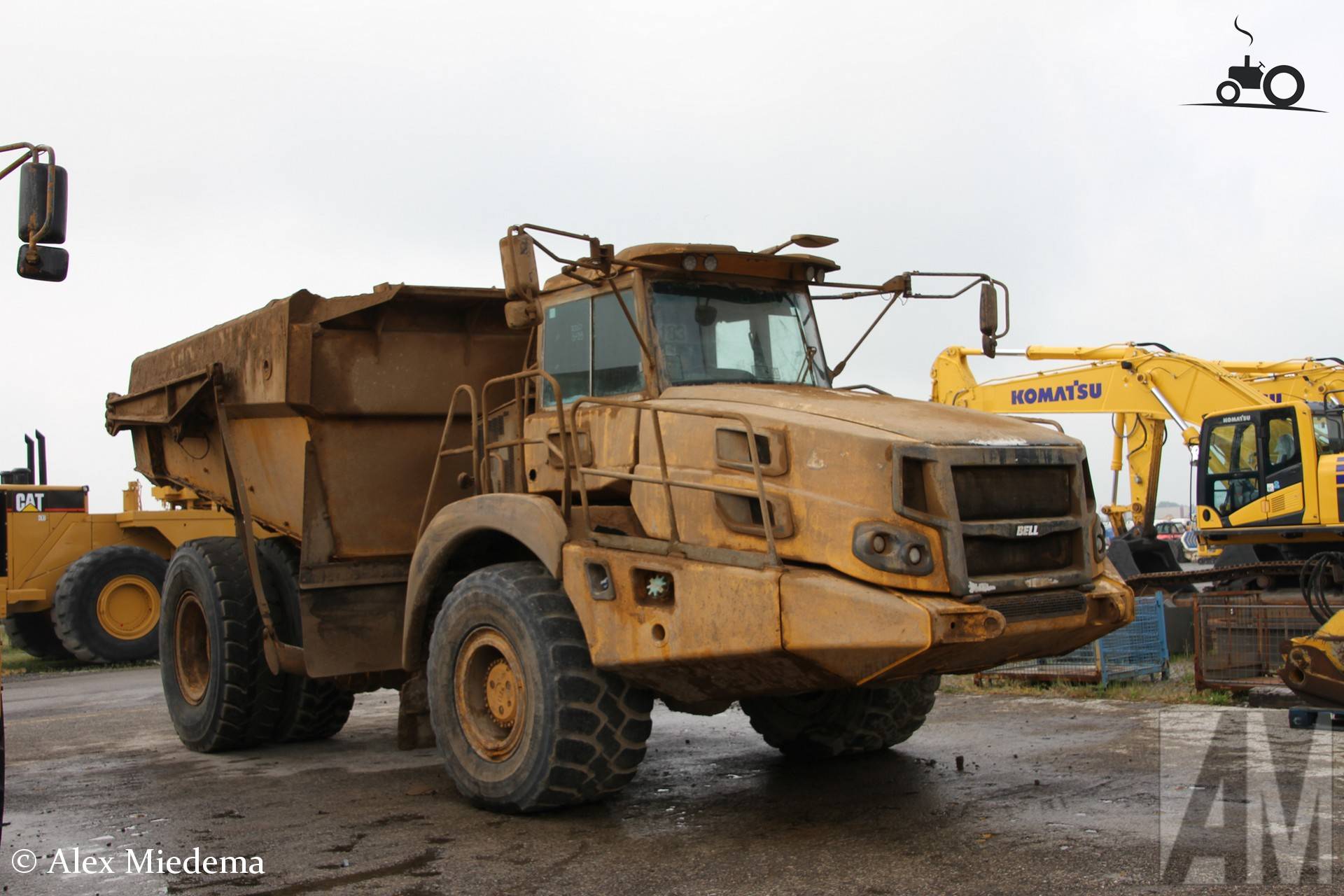 Bell B45E machine bij spuiter in Moerdijk