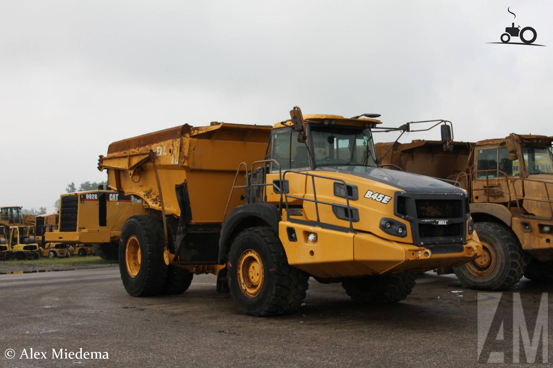 Bell B45E machine bij spuiter in Moerdijk