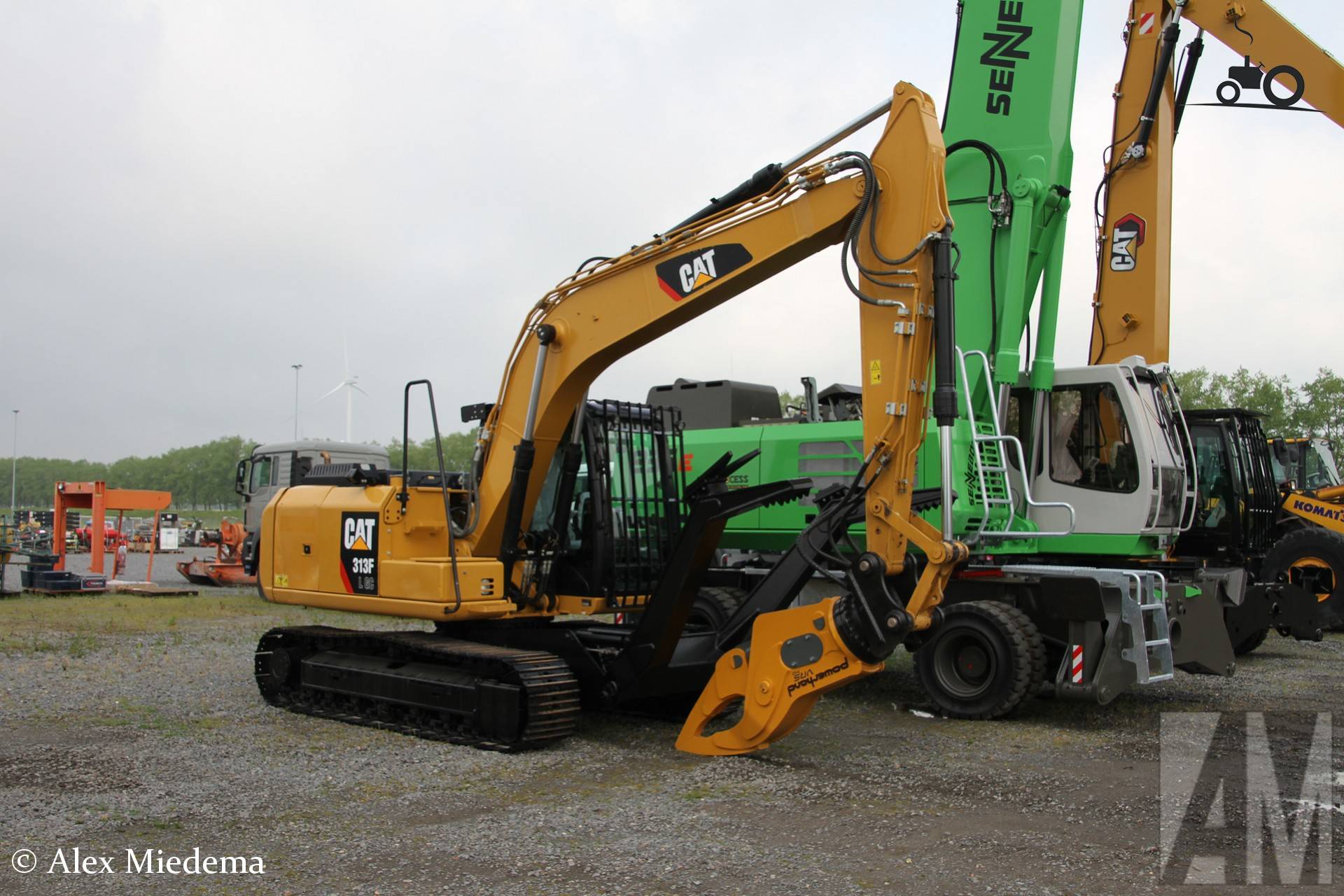 Caterpillar 313F L GC machine in Moerdijk