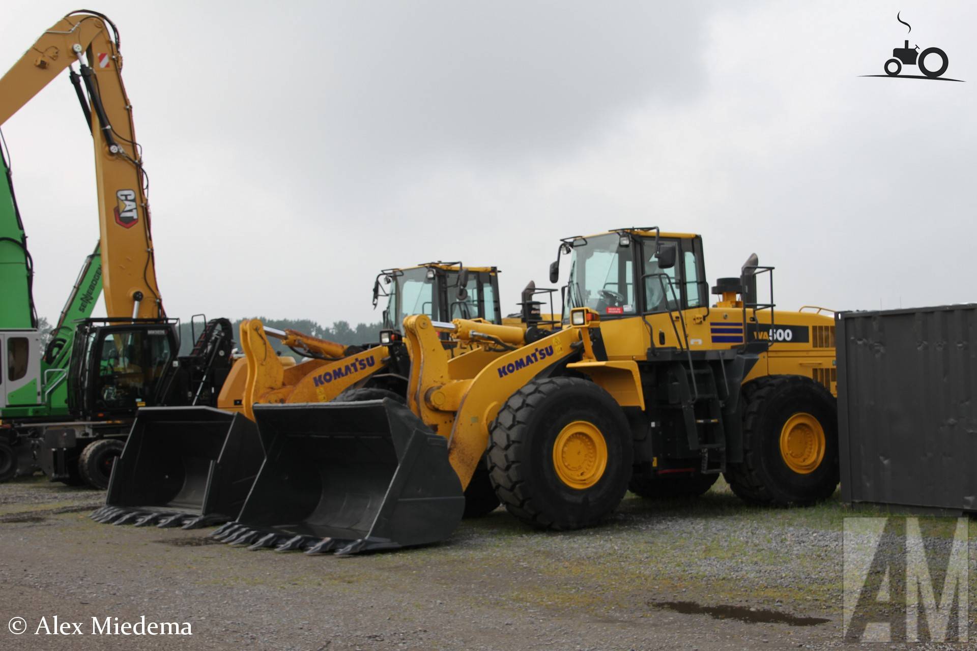 Komatsu WA500 in Moerdijk op 4 mei 2026