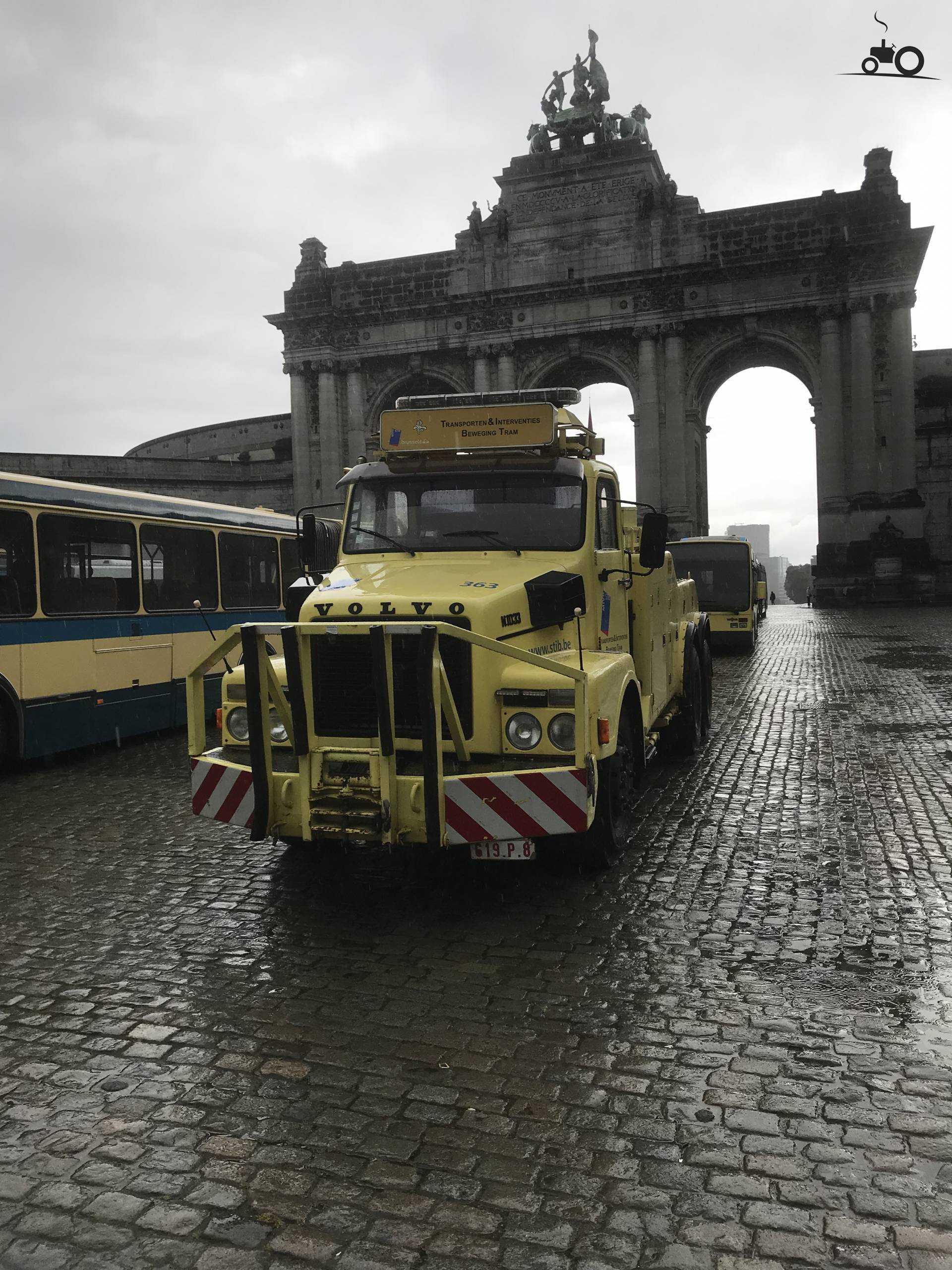 Volvo N1033 depannagewagen in Jubbelpark Brussel