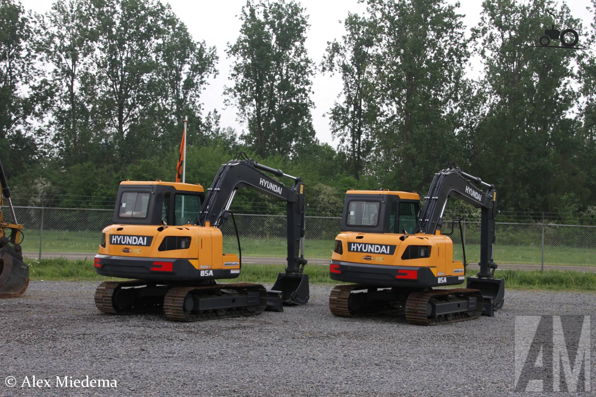 Hyundai Robex 85A excavator at Benelux auction