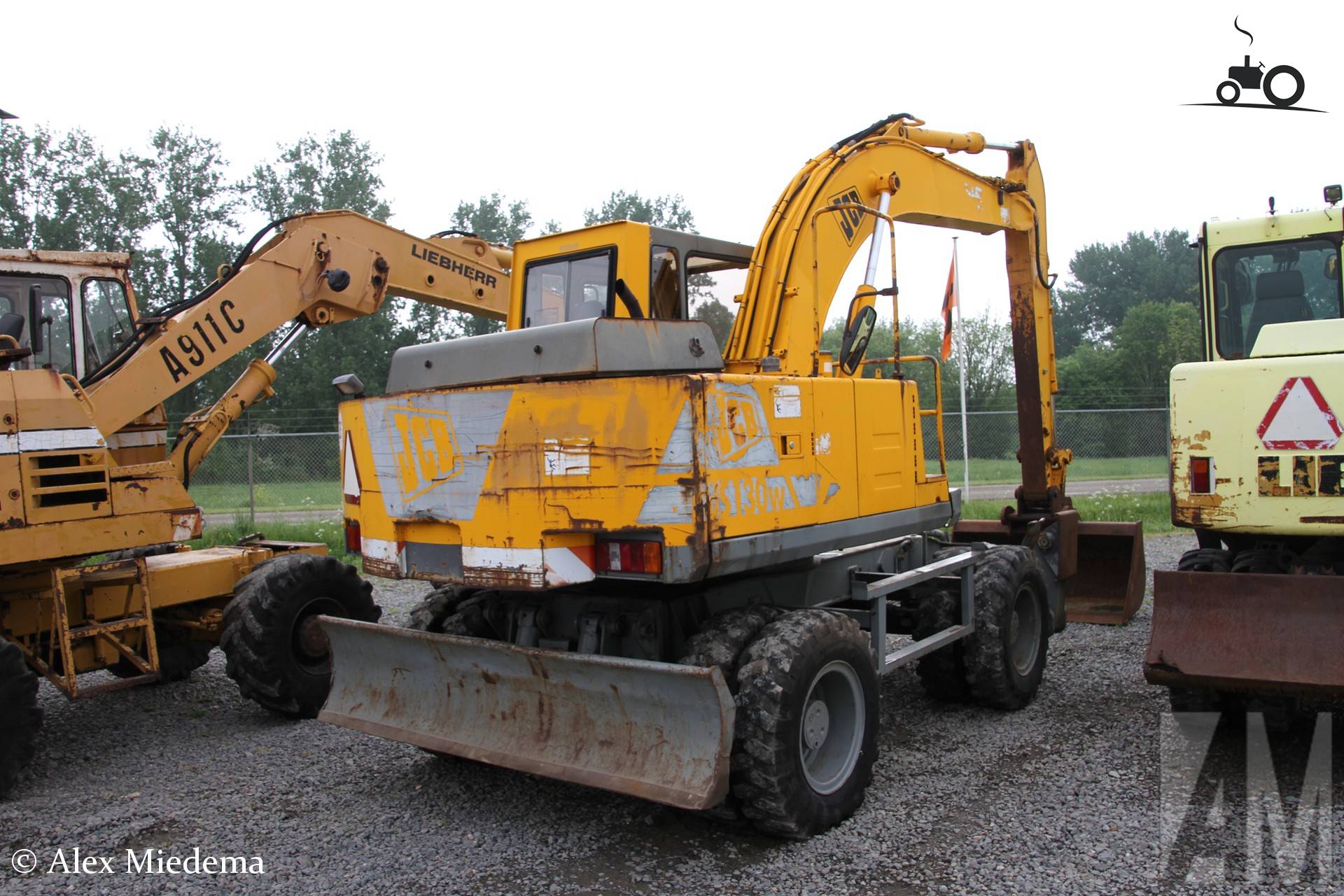 JCB JS 130 W op Benelux veiling Moerdijk