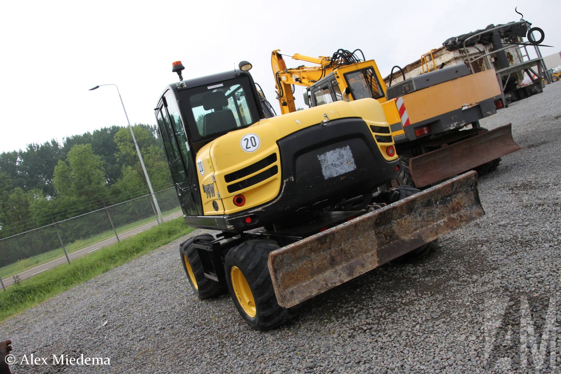 Yanmar B95W machine in Moerdijk