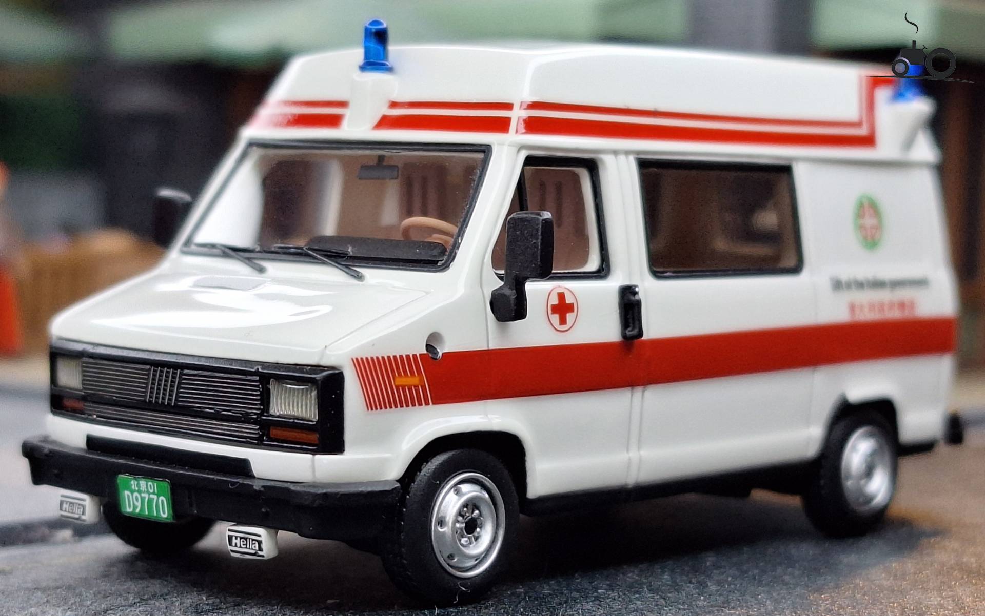 Resin schaalmodel van Fiat Ducato 1:64