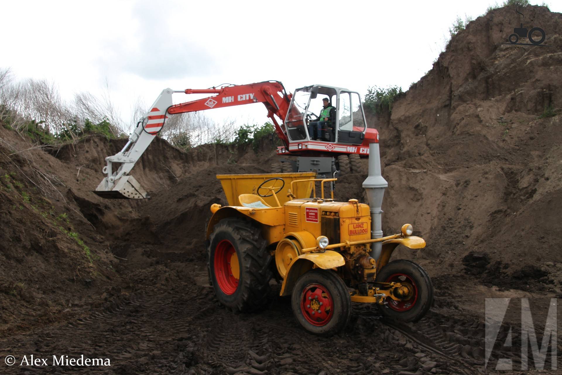 Lanz Bulldog D 8506 at Zandput De Dormelaar