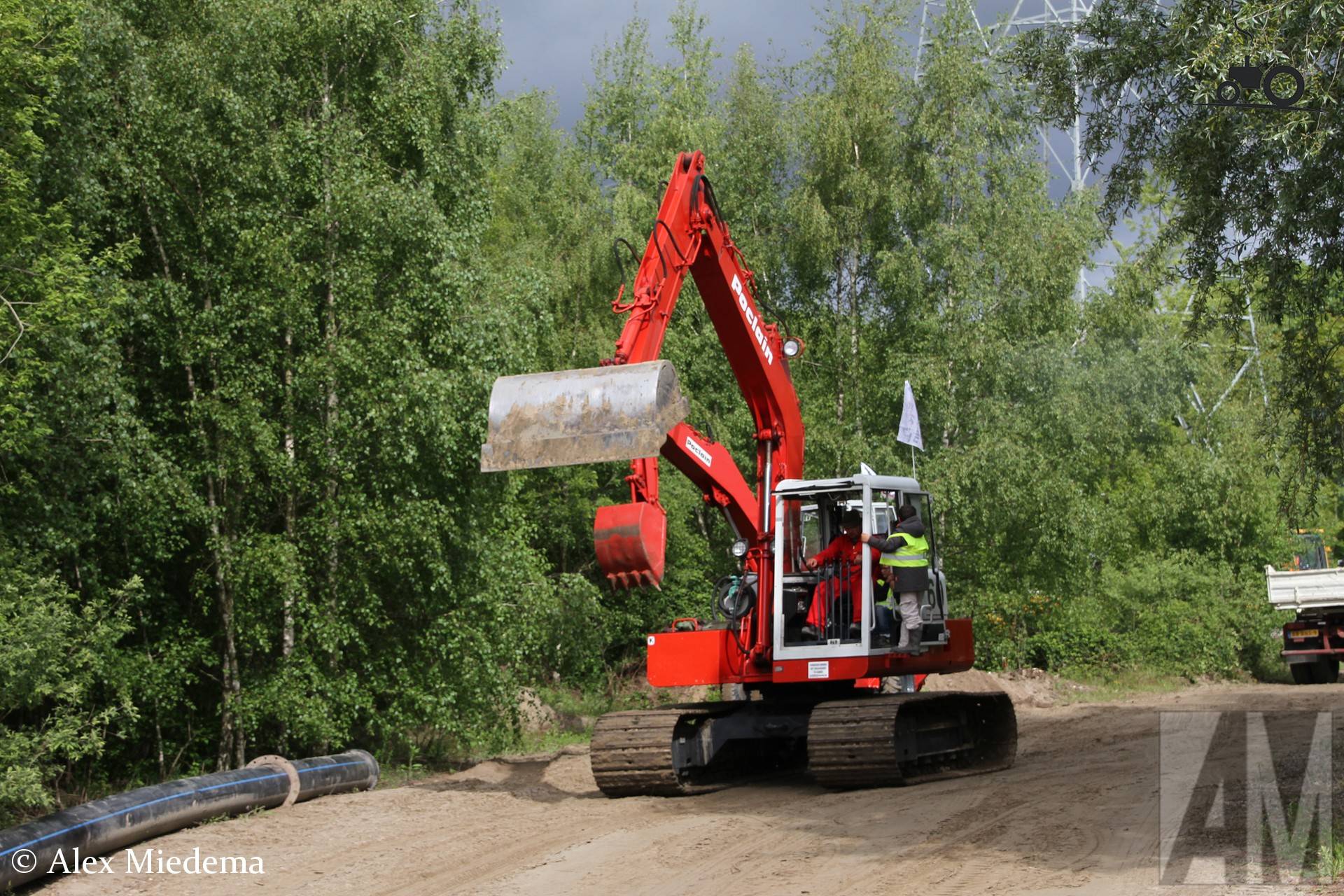 Poclain 60 op Higro Markelo evenement 2026