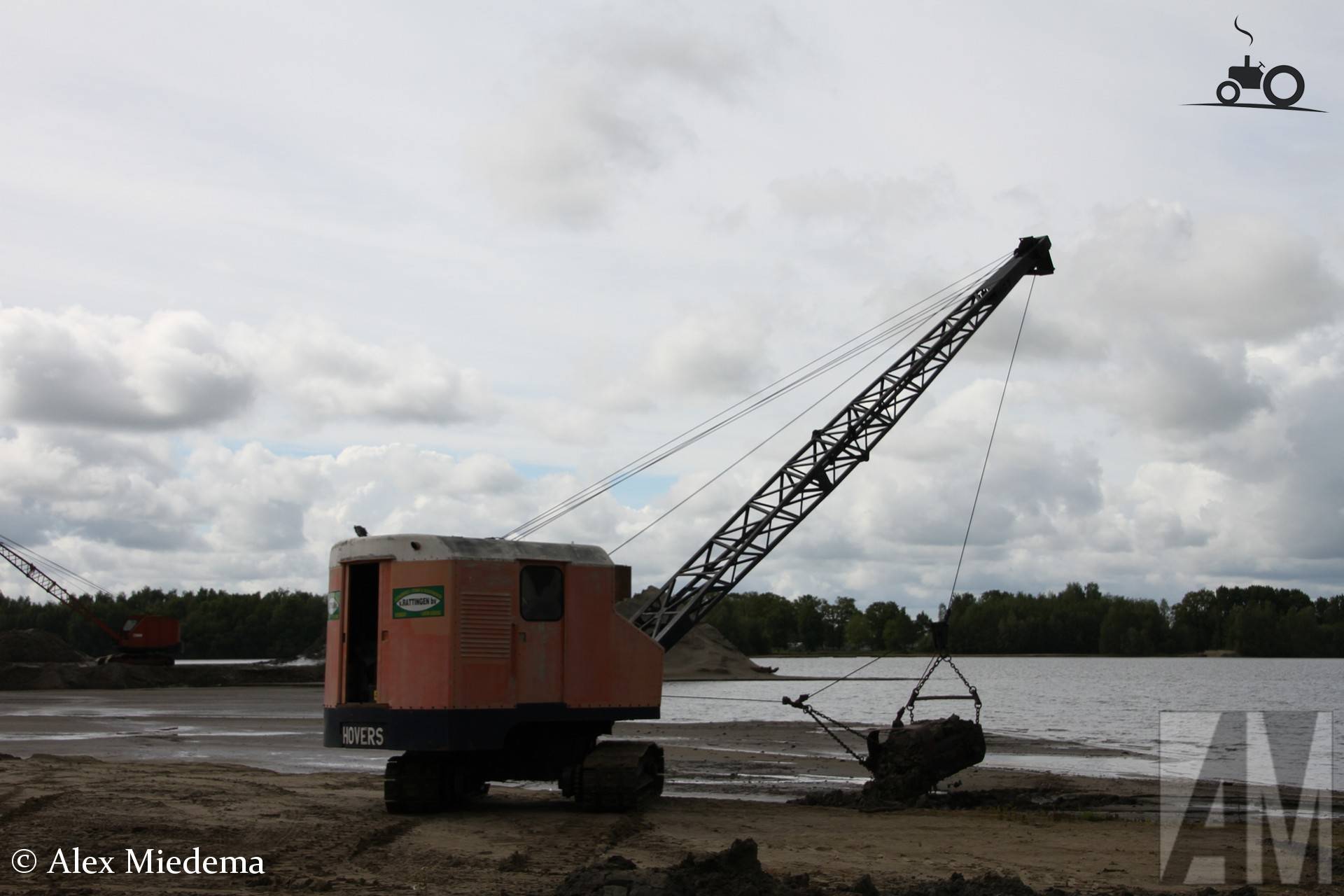 Hovers Dragline bij Zandput De Dormelaar