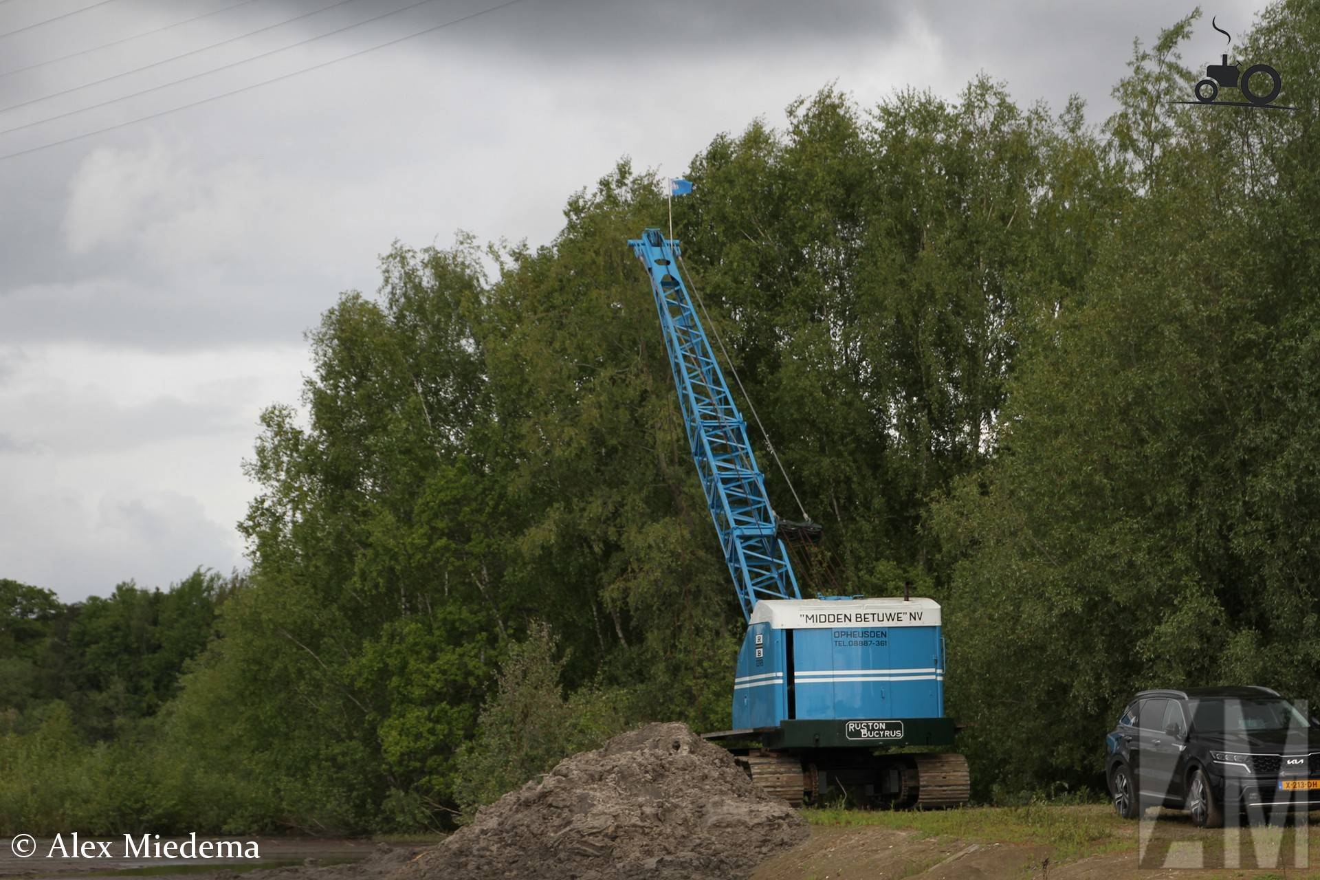Ruston Bucyrus 22RB van Midden Betuwe (GMB) uit Opheusden