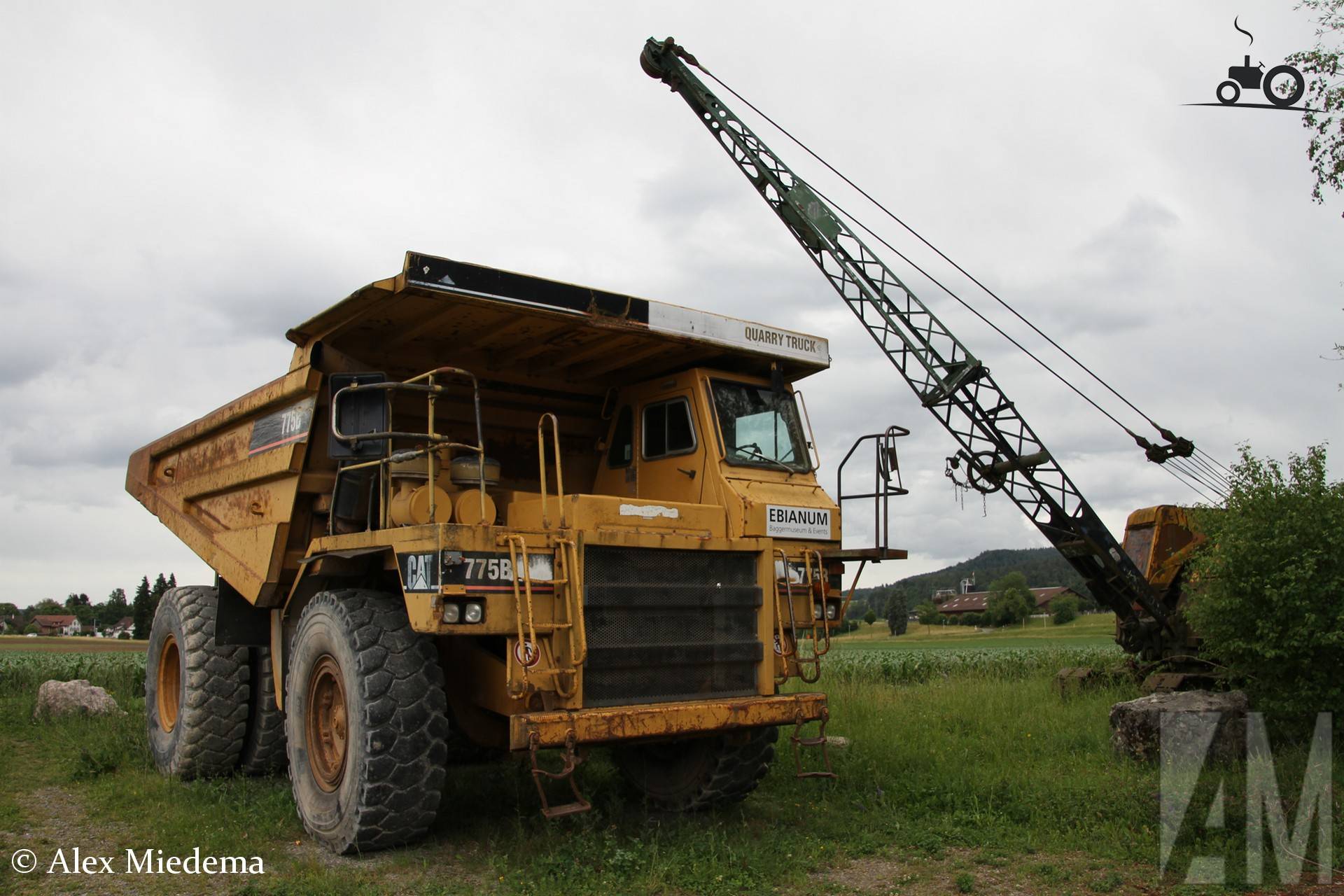 Caterpillar 775B dumper in Ebianum Baggermuseum