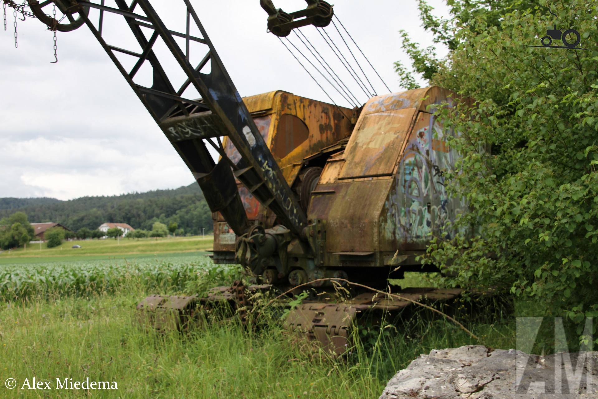 Ruston-Bycyrus machine in Fisibach museum