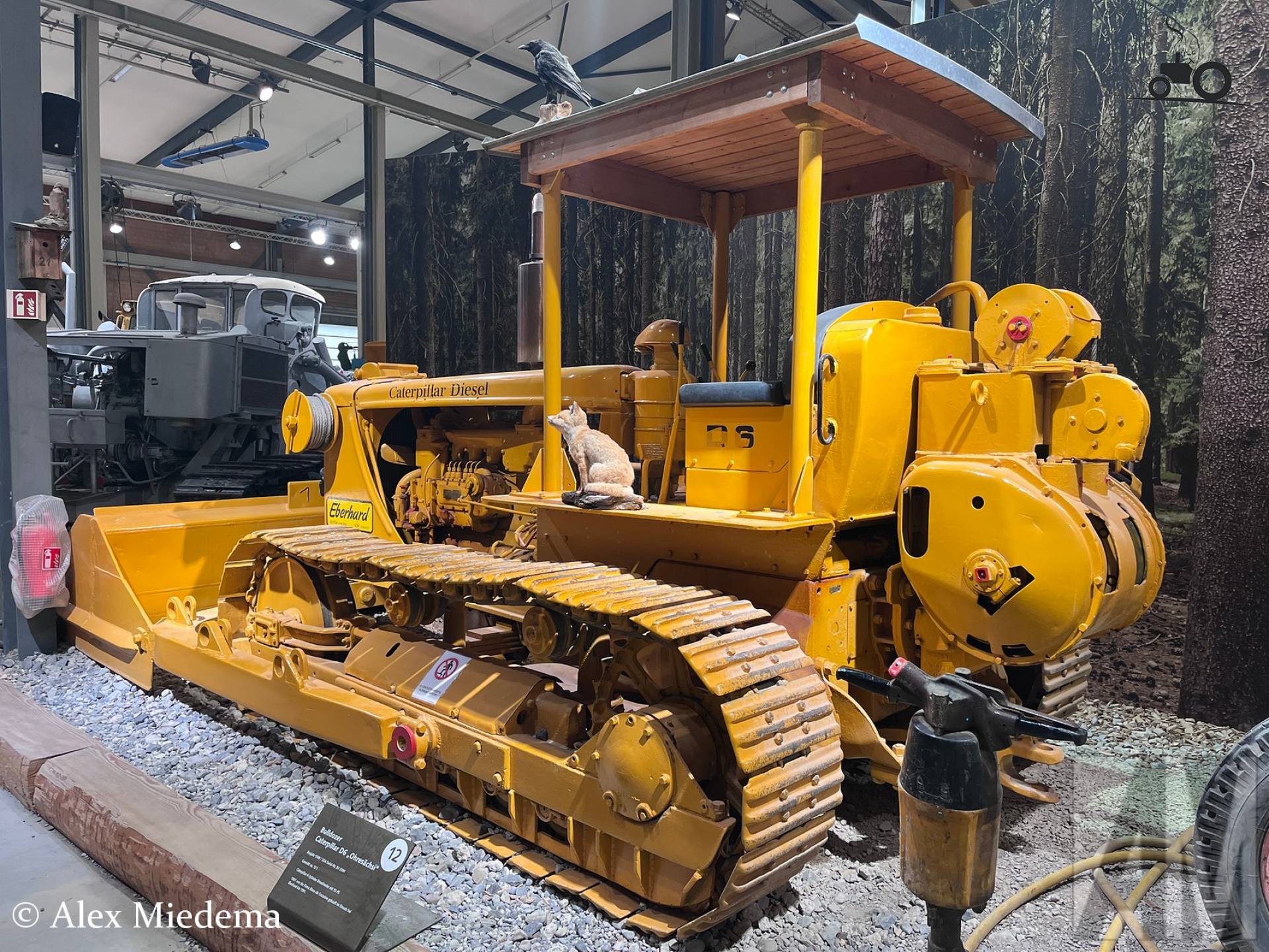 Caterpillar D6 bulldozer owned by Eberhard in Switzerland