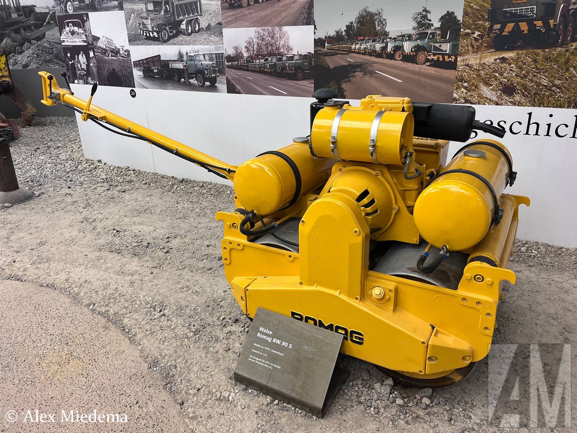 Bomag BW 90 S in Ebianum Baggermuseum