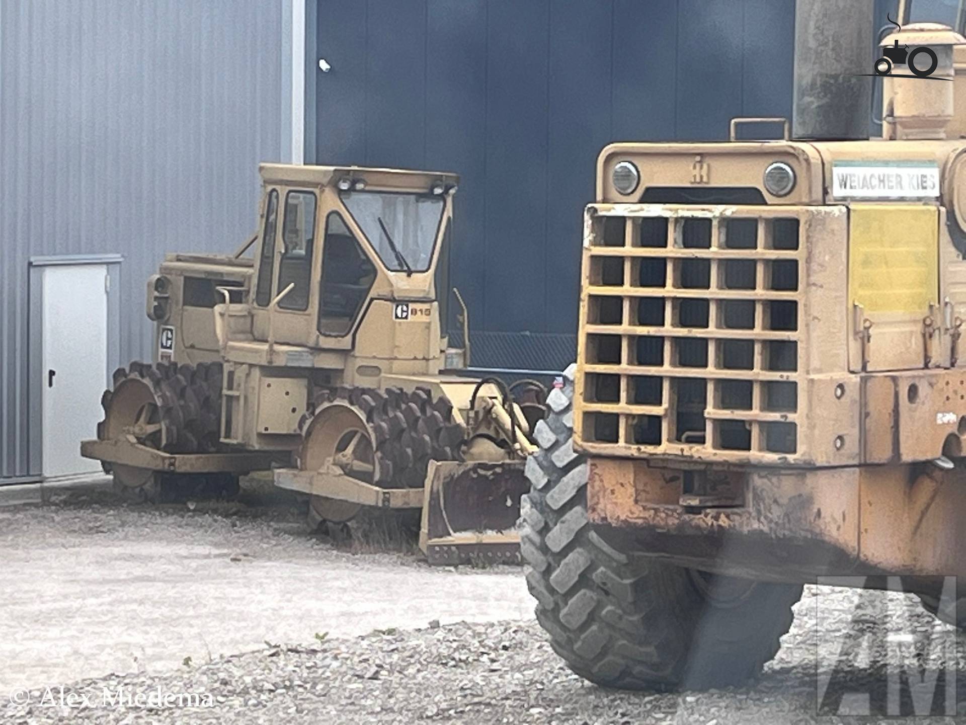 Caterpillar 815 compactor in Ebianum Baggermuseum