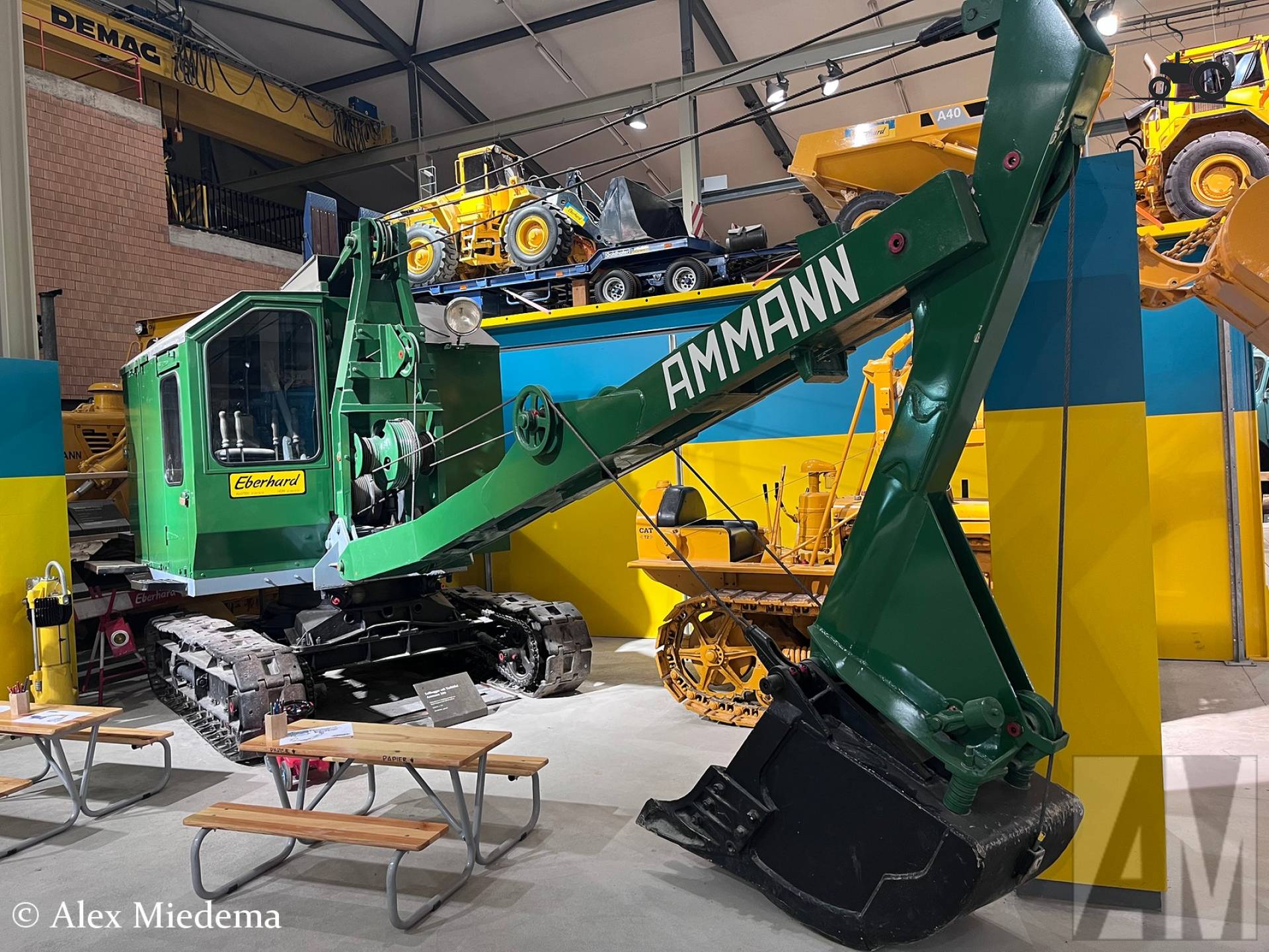 Ammann 300 seilbagger in Ebianum Baggermuseum