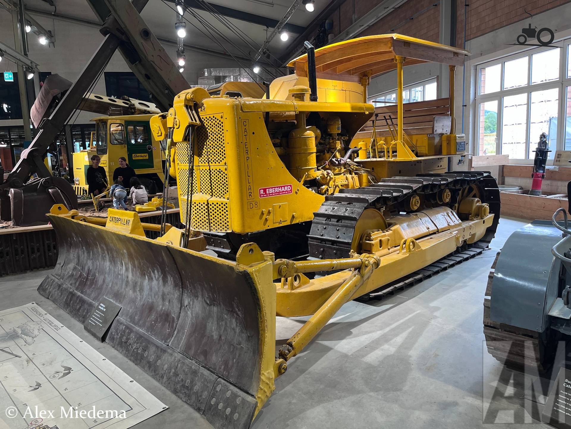 Cat D8 bouwmachine van Rudi Eberhard in Fisibach