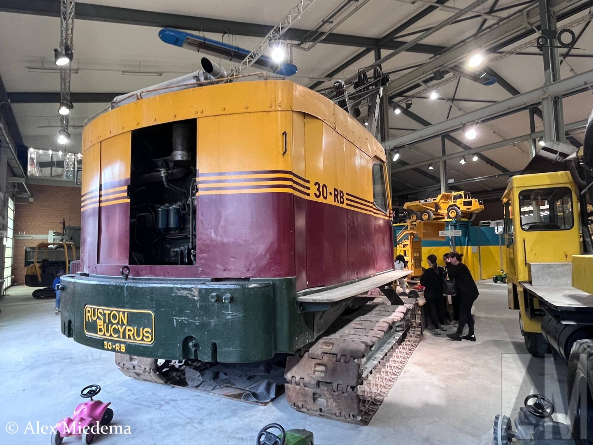 Ruston Bucyrus 30RB machine at Ebianum Baggermuseum