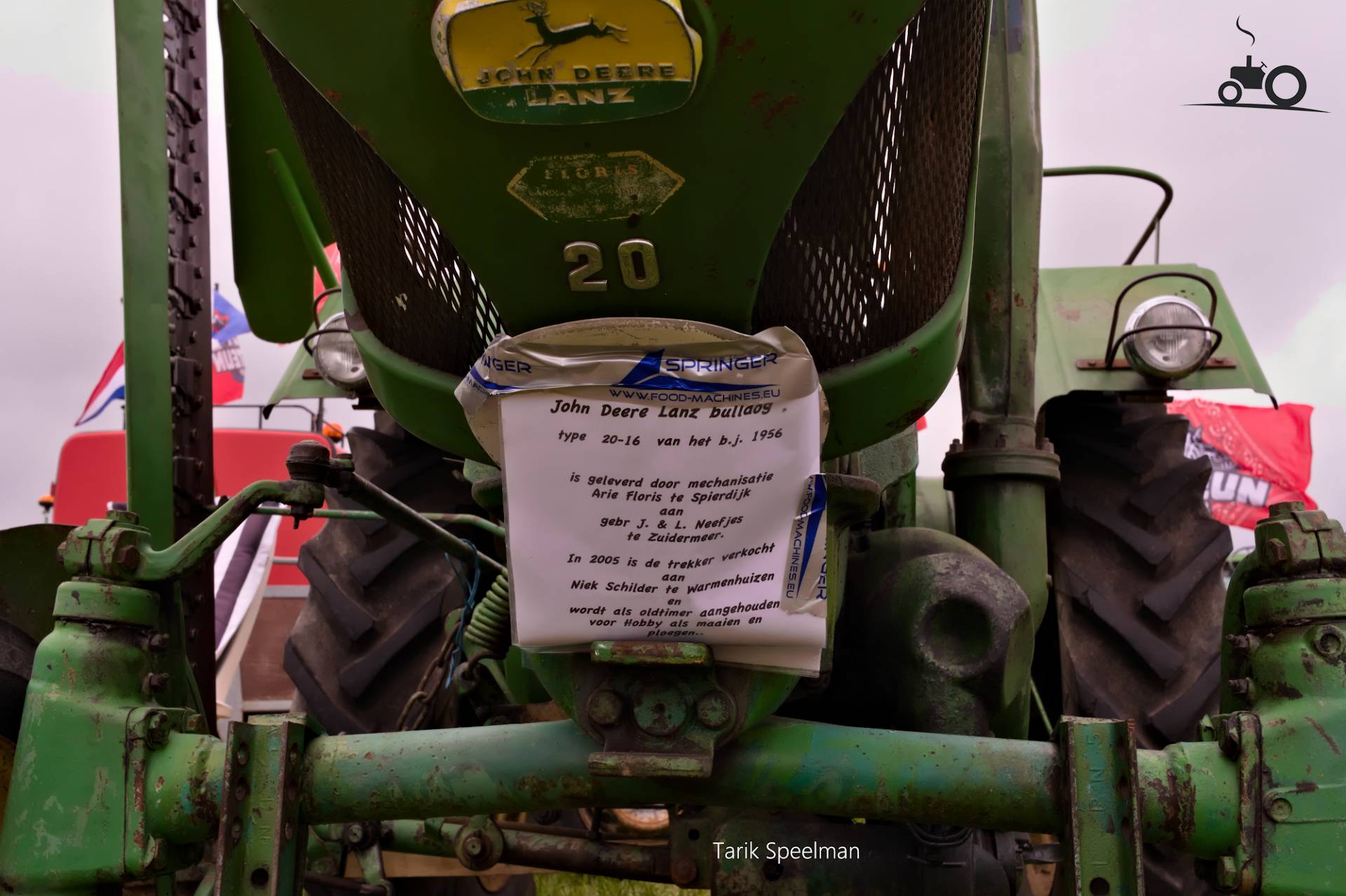 John Deere Lanz Bulldog trekker in Hensbroek